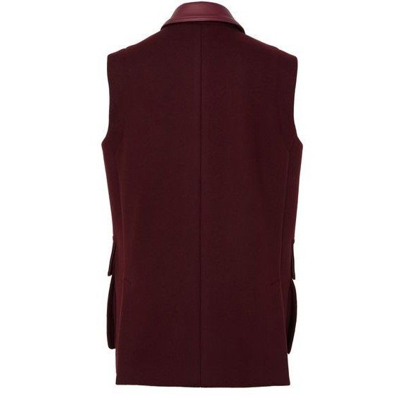Max Mara MAX MARA Sleeveless Cargo Brown Wool Vest Jacket New & Authe Size M / US 6-8 / IT 42-44 - 2 Thumbnail