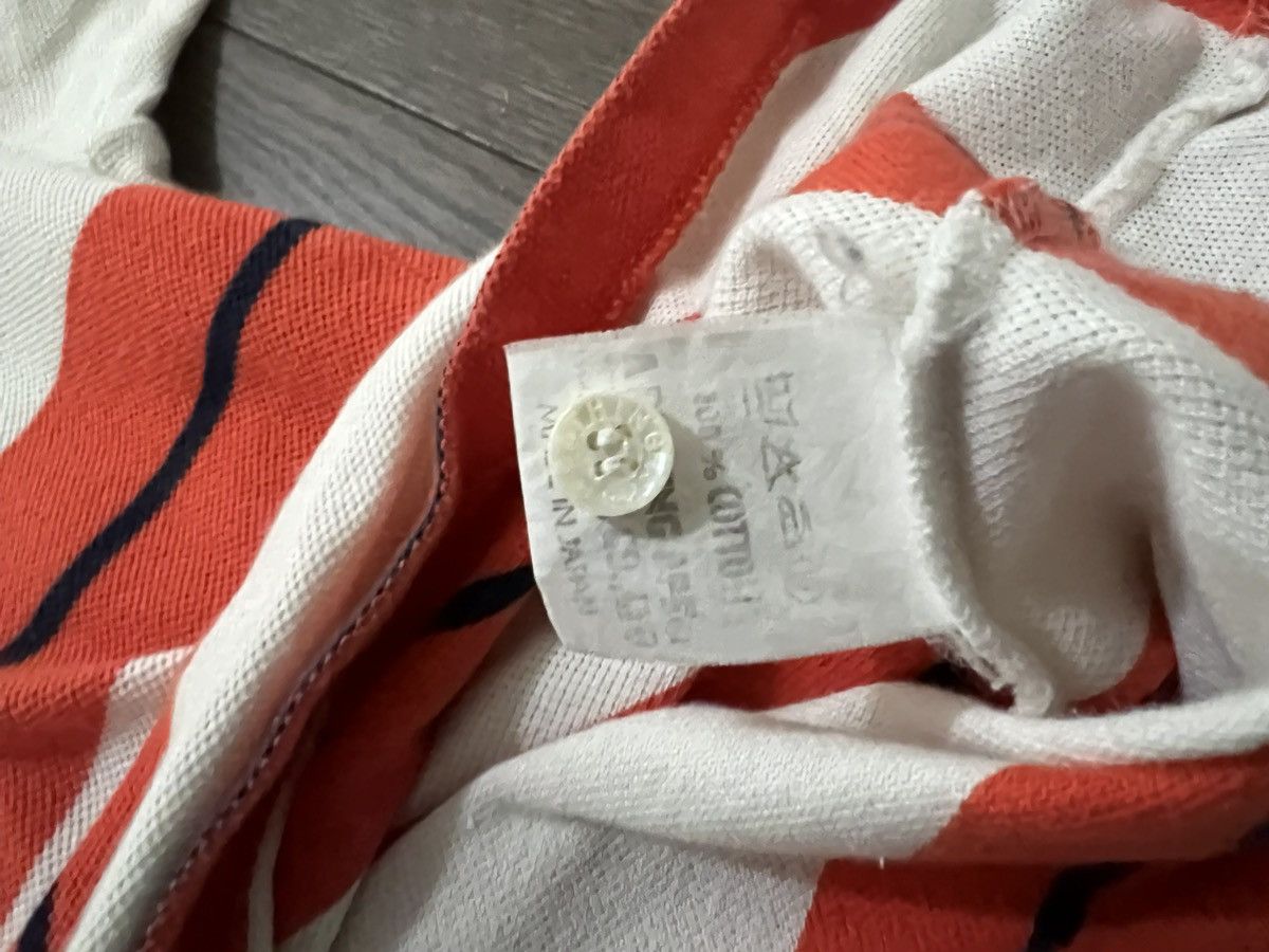 Bape BAPE A Bathing Ape Striped Polo (w/ Original Bag) Size US M / EU 48-50 / 2 - 5 Thumbnail