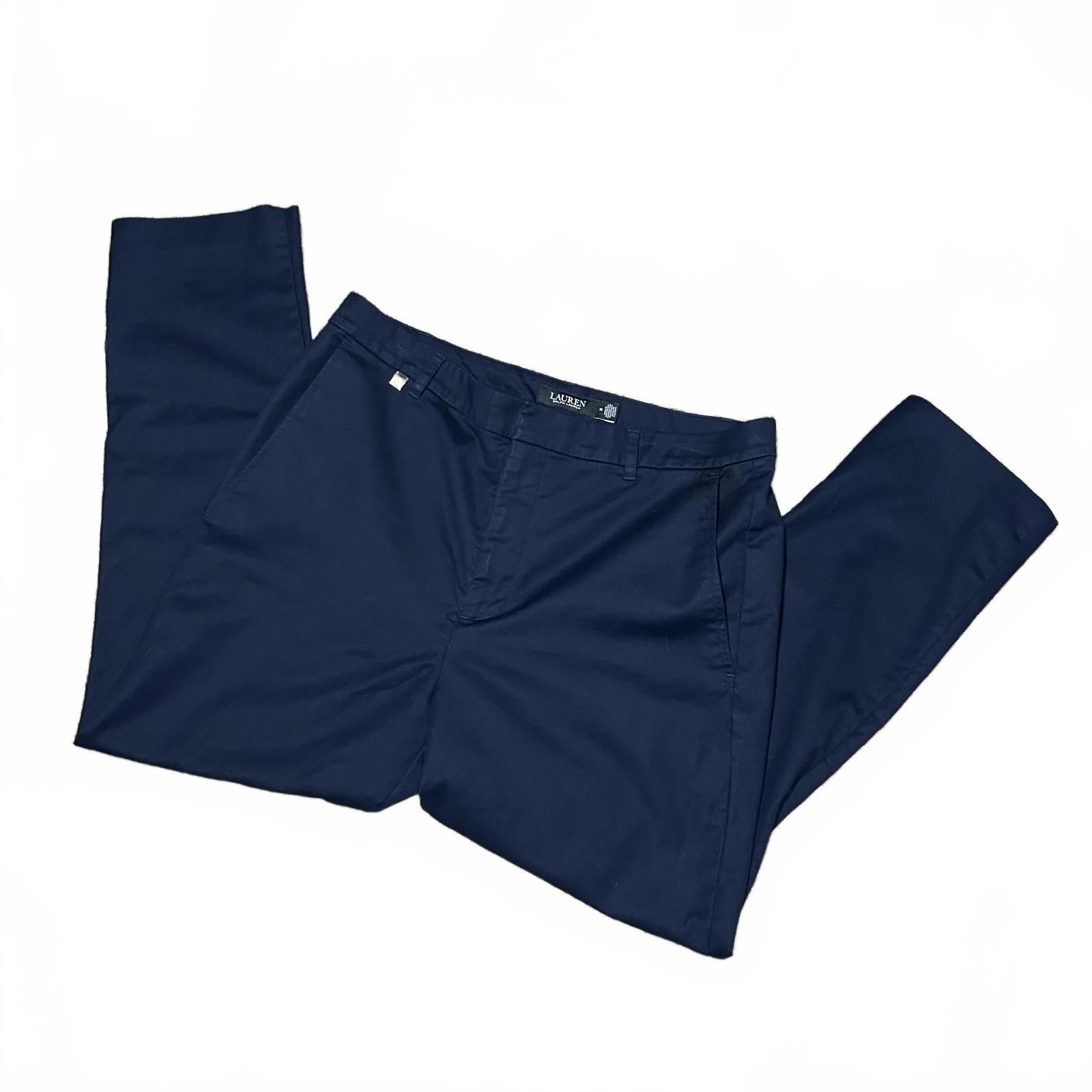 Lauren Ralph Lauren LRL Navy Blue Slacks Pants size 14 Size 36" / US 14 / IT 50 - 1 Thumbnail