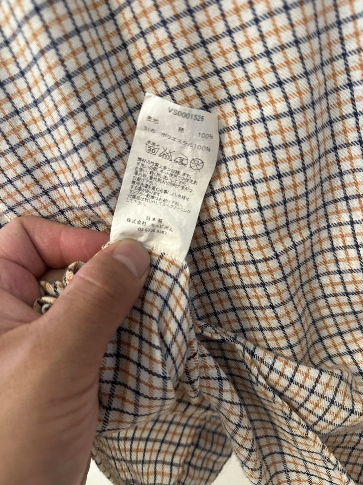 Visvim VISVIM JUNEAU WELD CHECK L S Circle Zip Pocket Size Medium Size US M / EU 48-50 / 2 - 3 Thumbnail