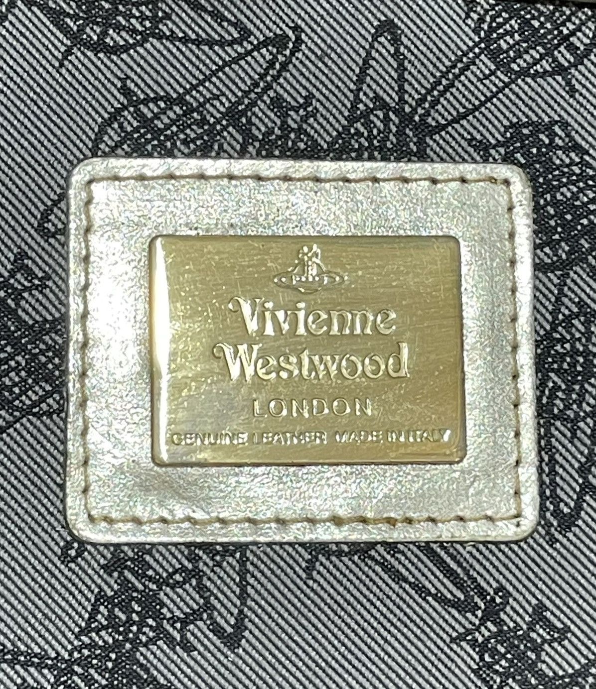 Vivienne Westwood Tartan PVC Tote with Matching Pouch – Gold Trim Size ONE SIZE - 14 Thumbnail