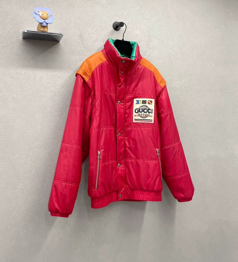 Gucci Gucci Red detachable cotton jacket 2502-Nextarrow Size US S / EU 44-46 / 1 - 3 Thumbnail