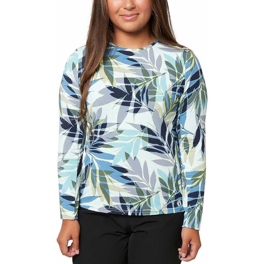 Hang Ten Hang Ten Womens Rash Guard Swim Shirt Size S Tropical Surf Size S / US 4 / IT 40 - 1 Thumbnail