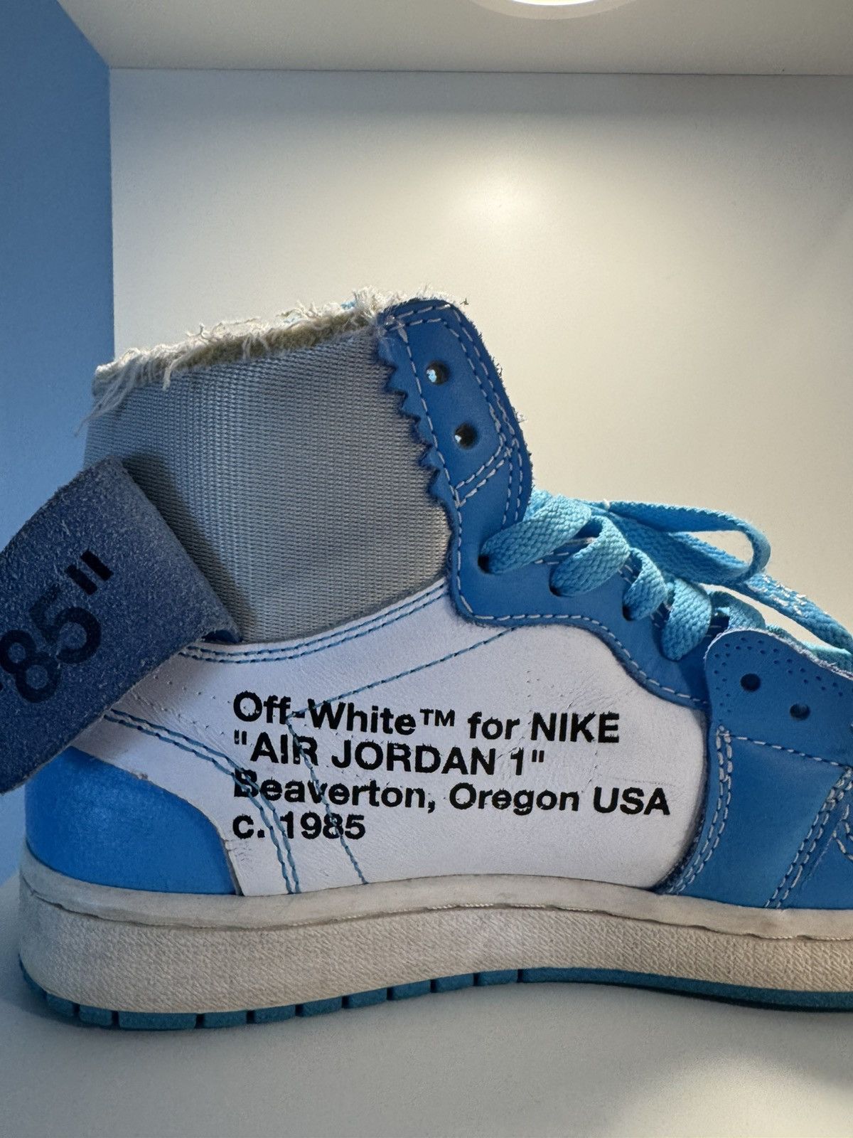 Off-White Jordan one off-white UNC Size US 7 / EU 40 - 6 Thumbnail