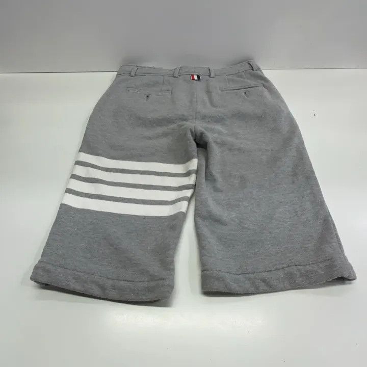 Thom Browne Thom Browne Classic Grey Cotton Casual Shorts -2507 Size US 40 / EU 56 - 6 Thumbnail