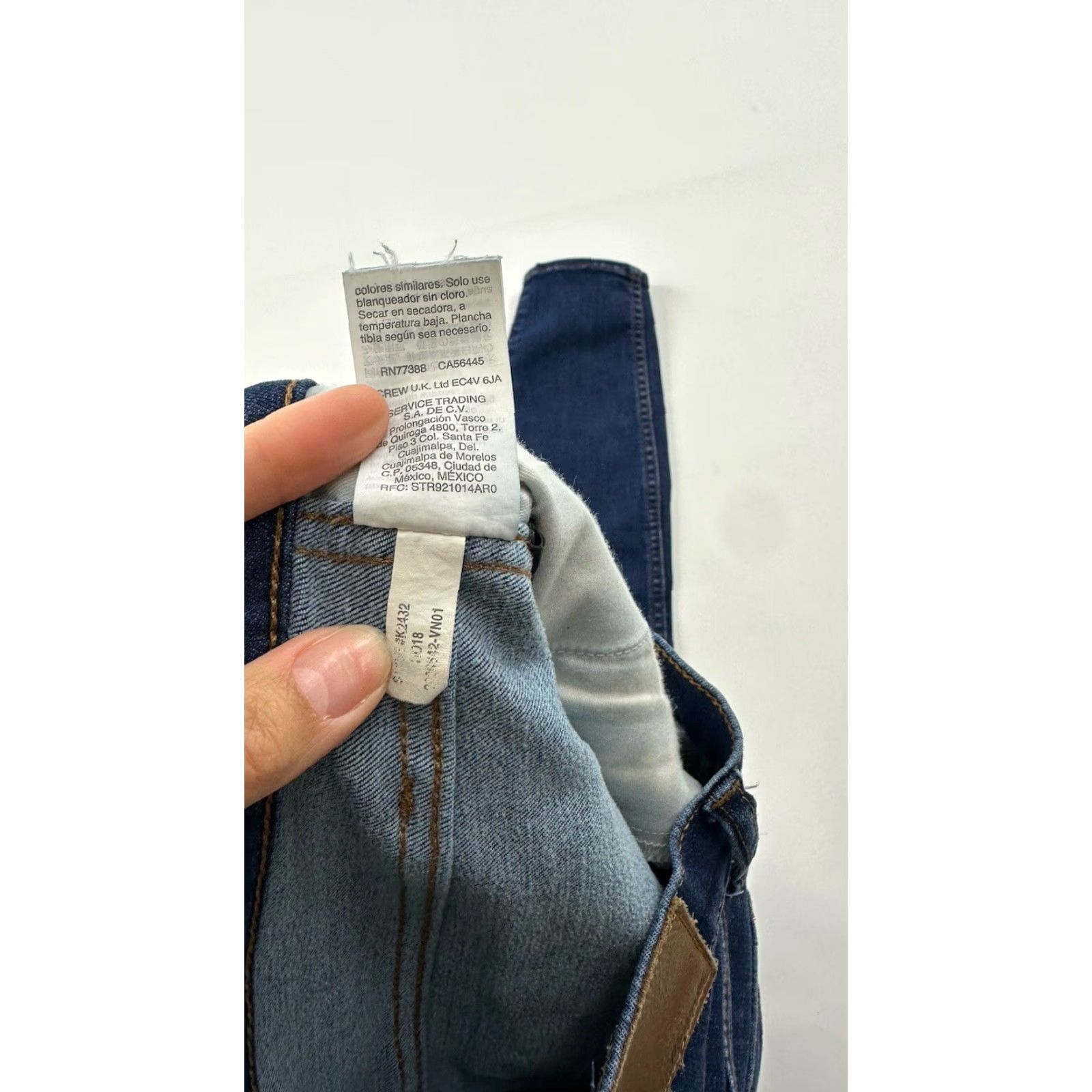 Madewell Madewell Jeans Women’s 26 High Rise Skinny Blue 10" Button Pockets Regular Stretch Comfort Size 26" / US 2 / IT 38 - 4 Thumbnail
