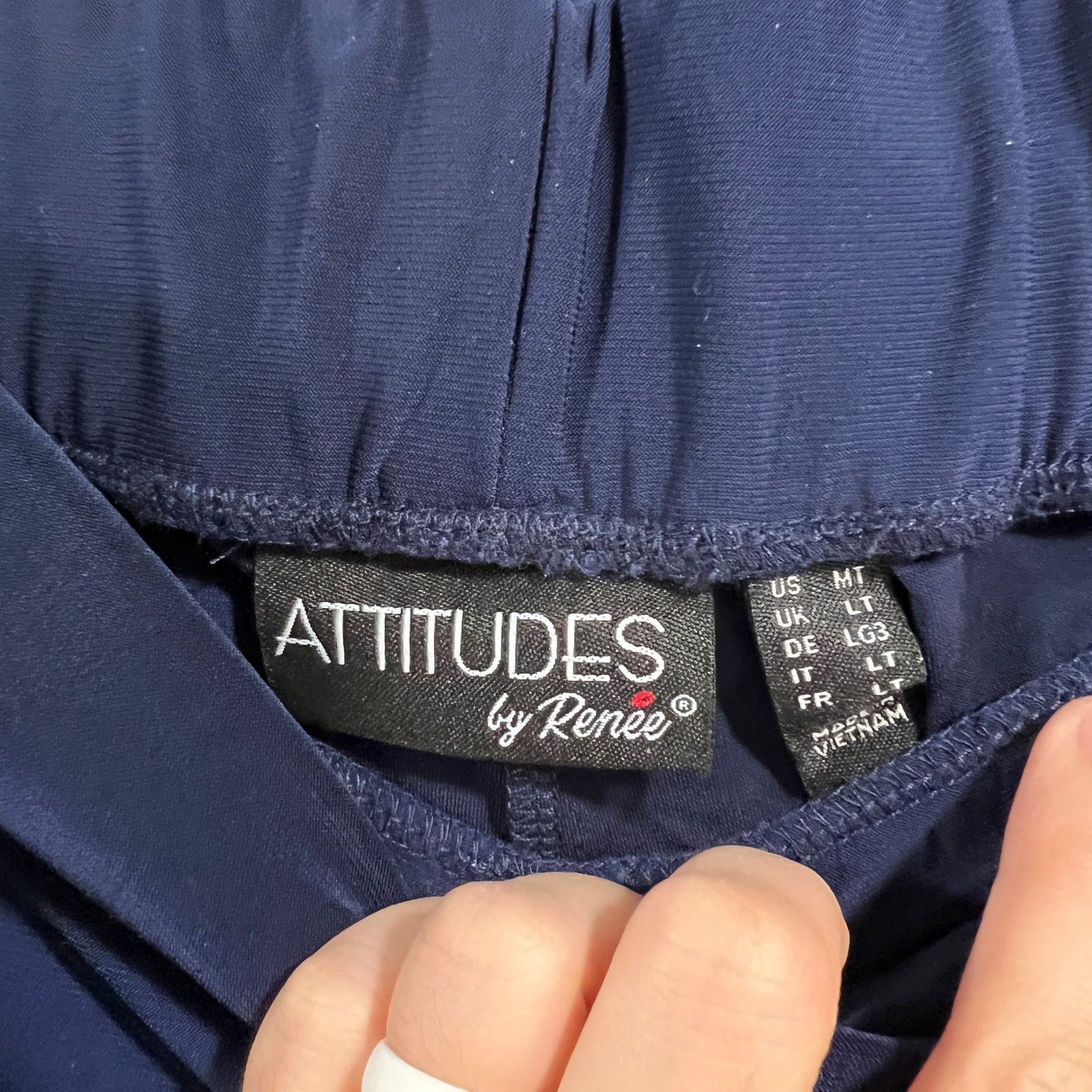 Other Attitudes by Renee Tall Global Illusion 3 Piece Set Navy Size M / US 6-8 / IT 42-44 - 3 Thumbnail