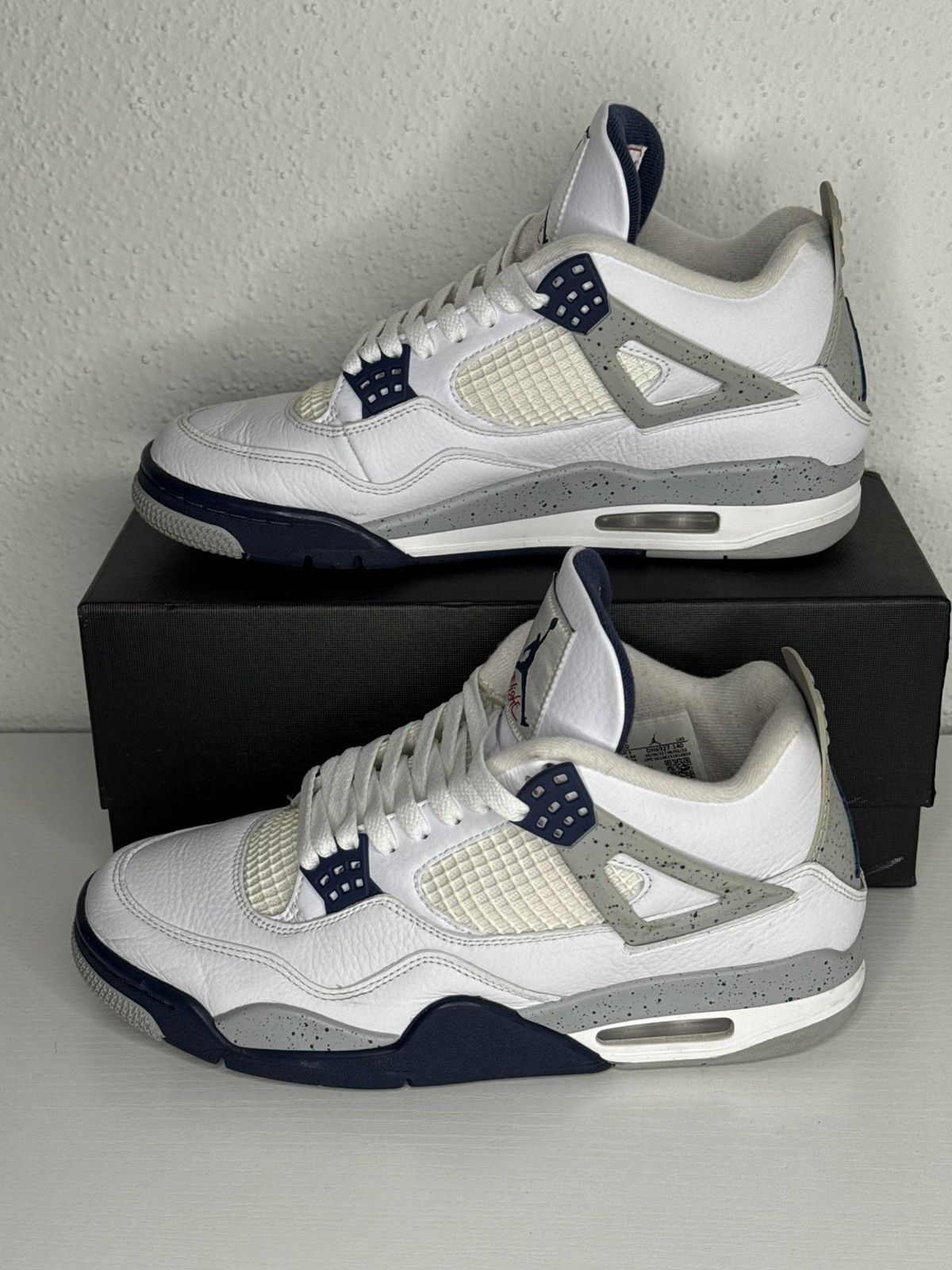 Jordan Brand Jordan 4 Retro Mignight Navy Size US 10 / EU 43 - 7 Thumbnail