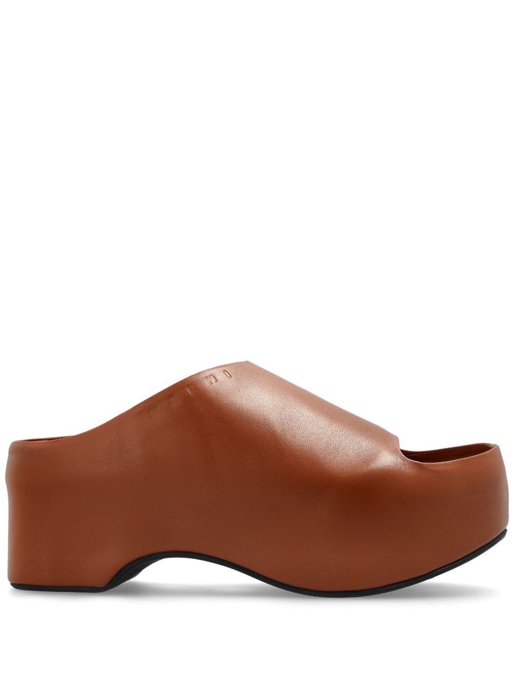 Marni o1s22i1n0525 Chunky Clog Sabot in Brown Size US 6 / IT 36 - 1 Thumbnail