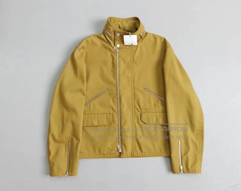 Hermes Hermes Men's stand collar jacket, ginger yellow, hidden ho Size US M / EU 48-50 / 2 - 1 Thumbnail