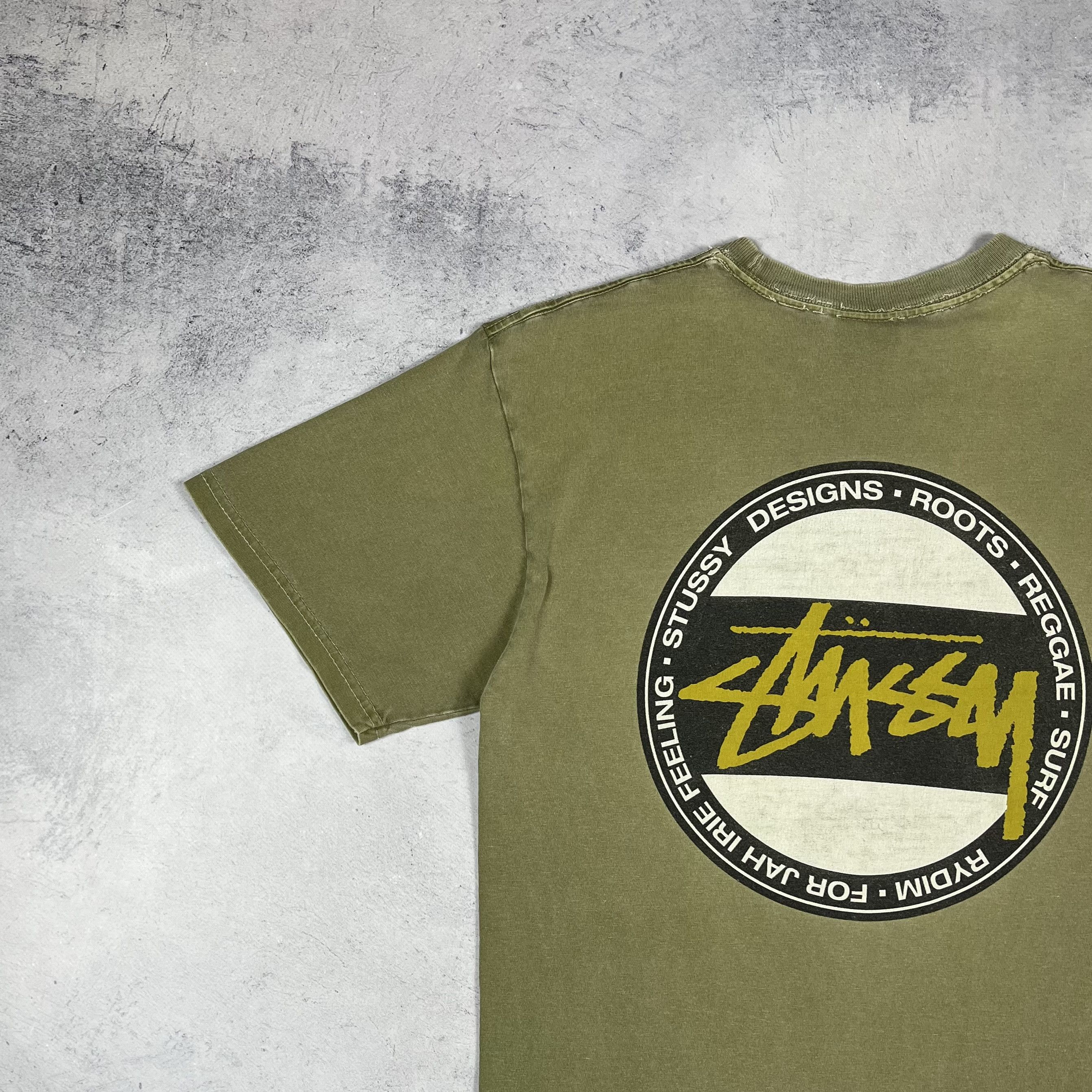 Stussy Vintage Stussy Y2K Overdyed Big Logo T Shirt 2000’s Size US S / EU 44-46 / 1 - 5 Thumbnail