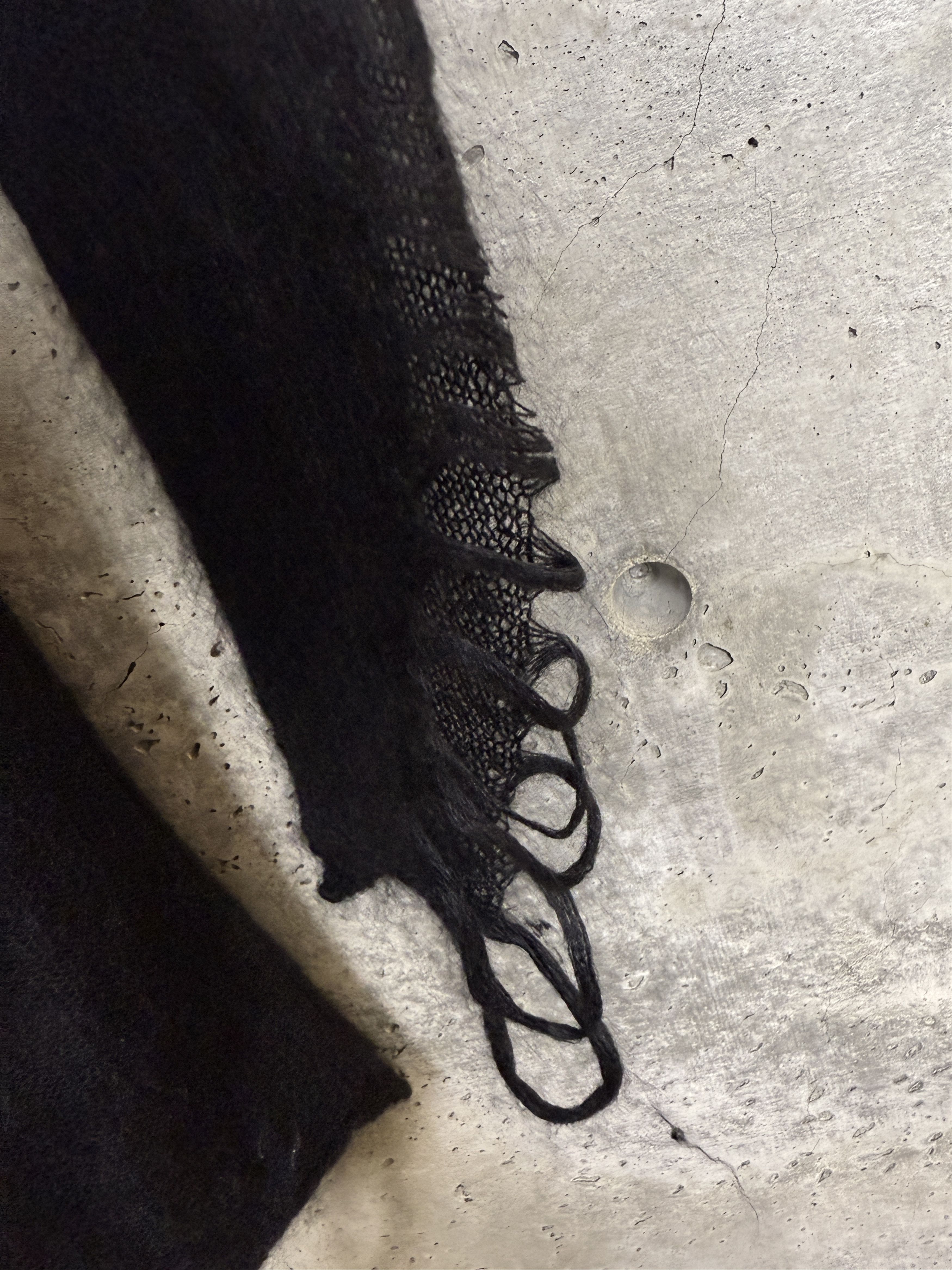 Julius Julius AW09 Distressed Silk Mohair Knit Sweater Size US L / EU 52-54 / 3 - 3 Thumbnail