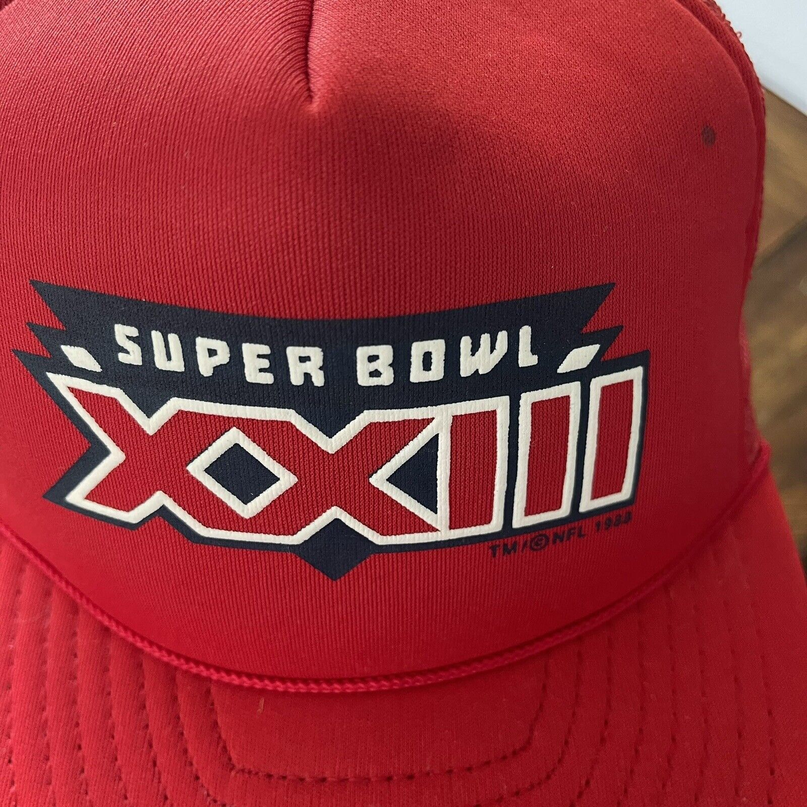 Vintage Super Bowl XXIII Hat Snapback Cap Mesh Vtg Logo Trucker 23 Size ONE SIZE - 3 Thumbnail