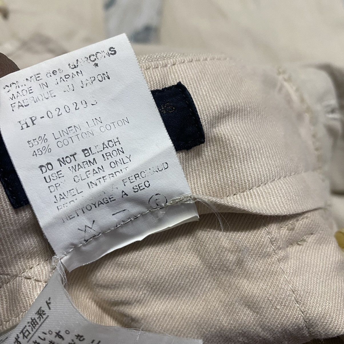 Comme des Garcons Homme AD1989 Comme Des Garcons Homme Linen Baggy Pants Size US 28 / EU 44 - 21 Thumbnail