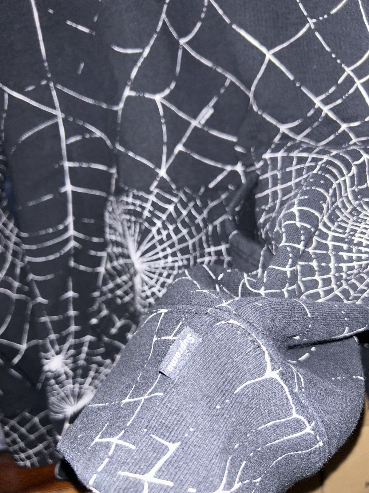 Supreme Supreme Spiderweb Hooded Sweatshirt FW16 size Large NEW Size US L / EU 52-54 / 3 - 4 Thumbnail