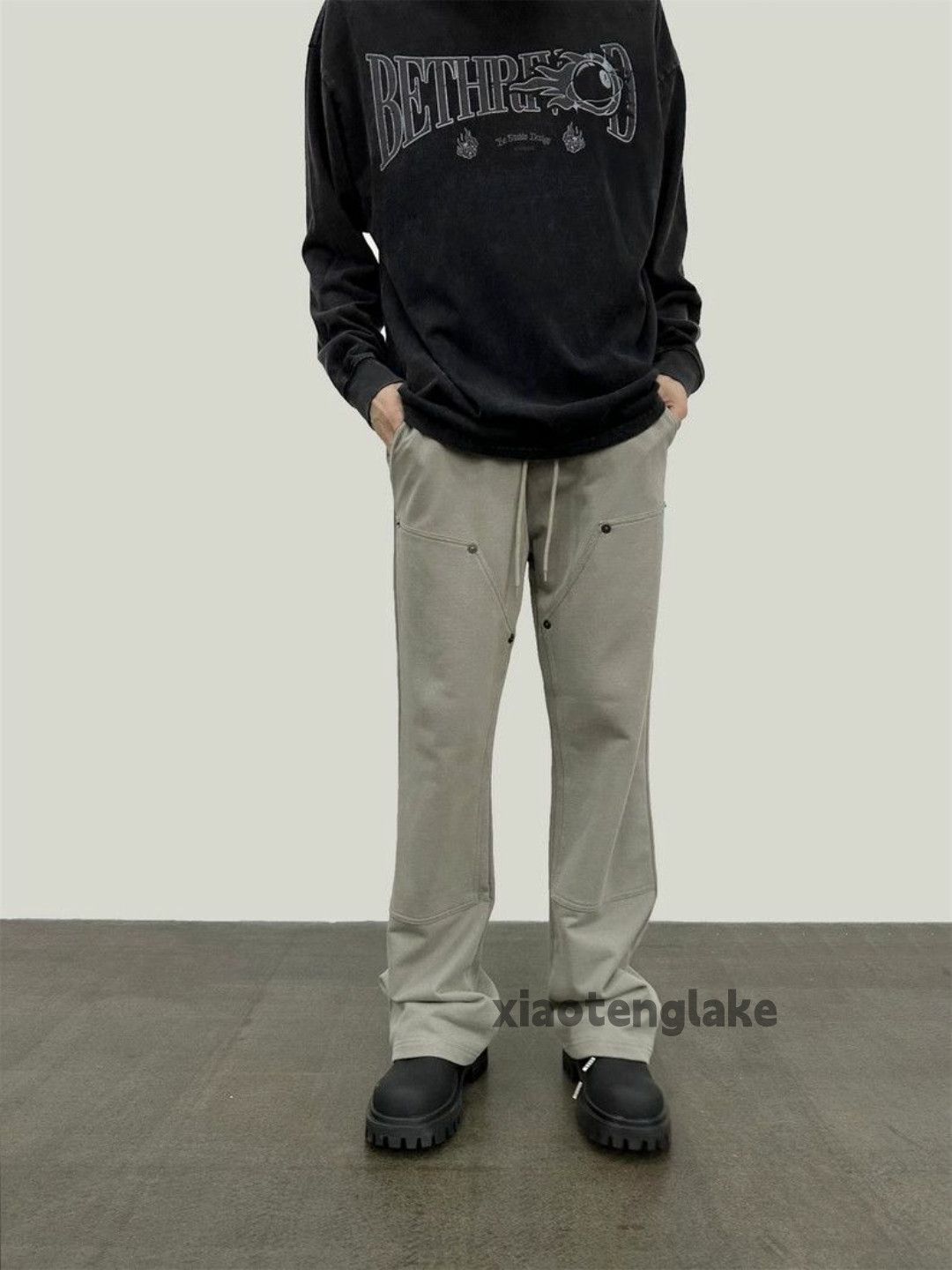Designer × Japanese Brand × Vintage utility skate hiphop carpenter workwear sweatpants Size US 28 / EU 44 - 2 Thumbnail