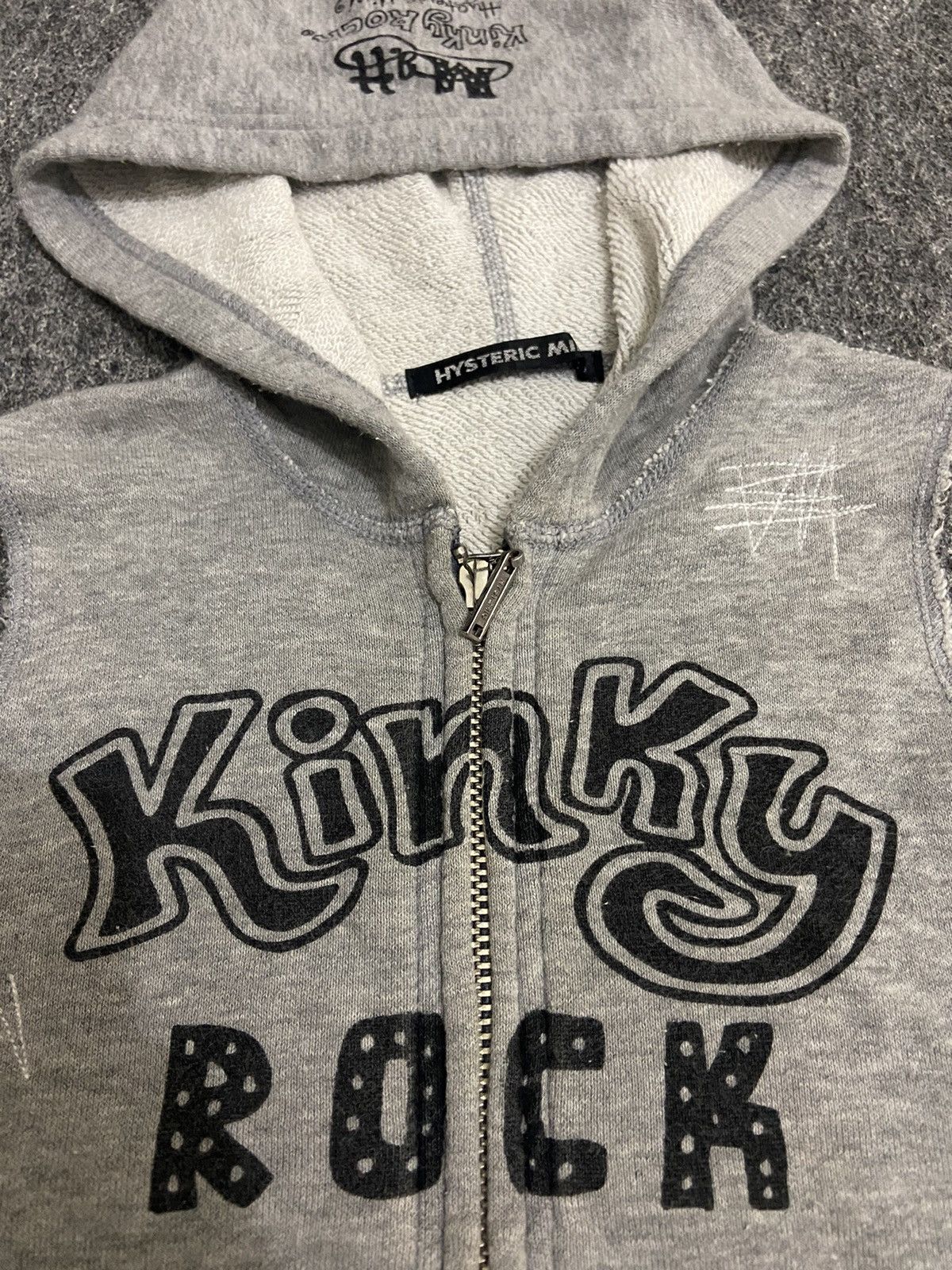 Hysteric Glamour × Japanese Brand hysteric glamor mini vest hoddie kinky rock Size US XXS / EU 40 - 6 Thumbnail