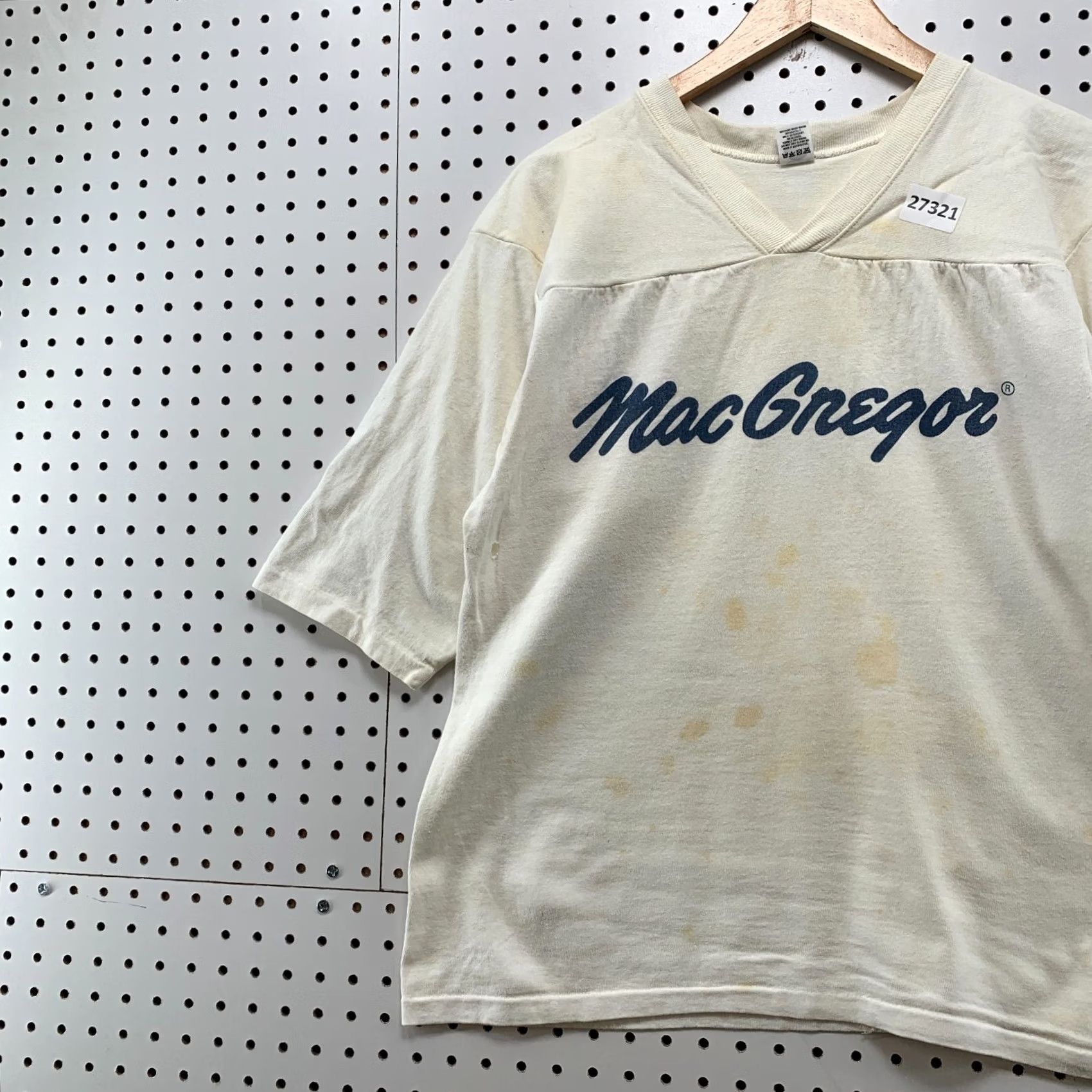 Vintage VINTAGE Medallion Shirt S White Mac Gregor Single Stitch Sleeve Fit 20x24 Size US S / EU 44-46 / 1 - 3 Thumbnail