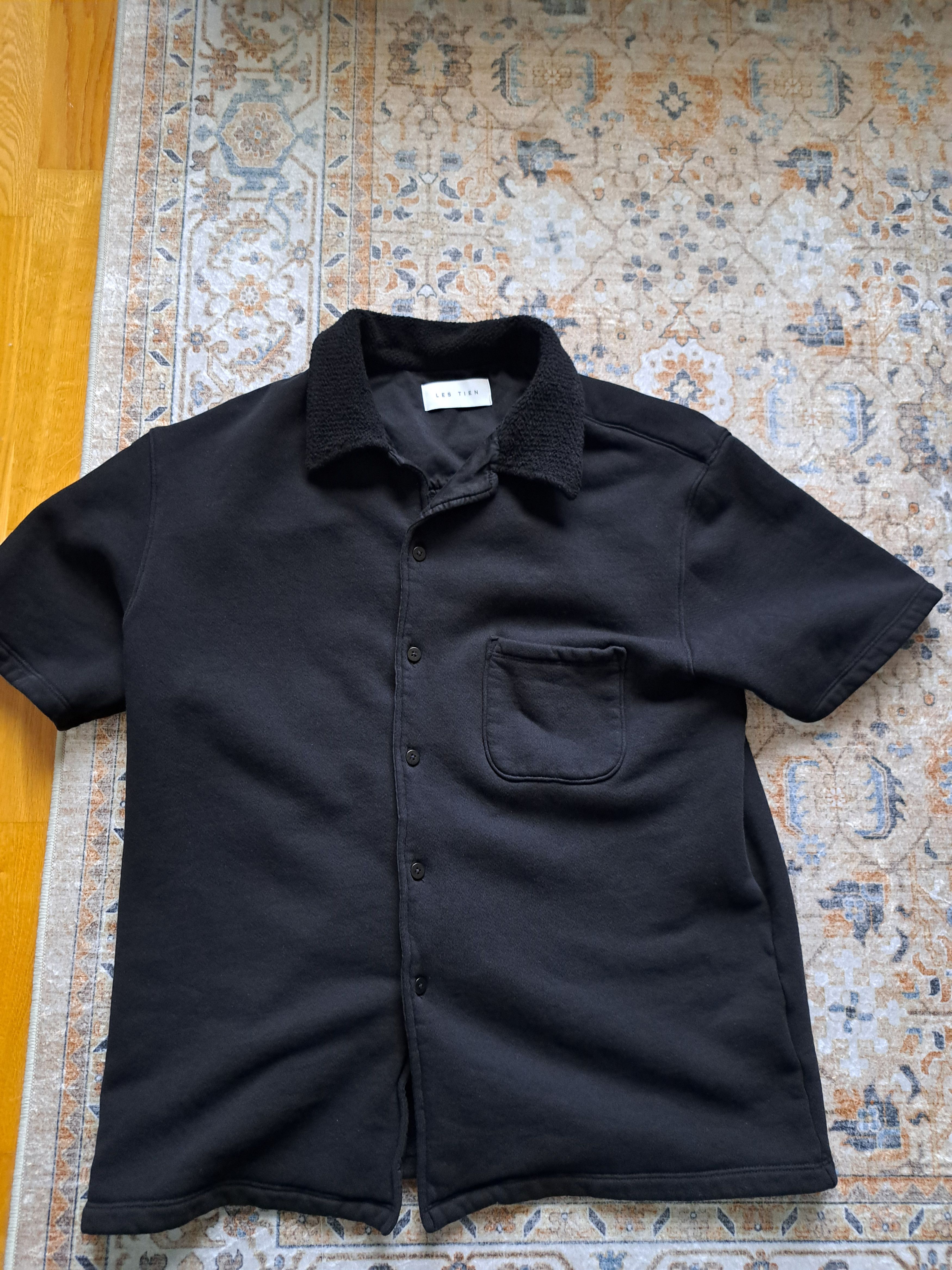 Les Tien Les Tien black button up t-shirt Size US M / EU 48-50 / 2 - 1 Thumbnail