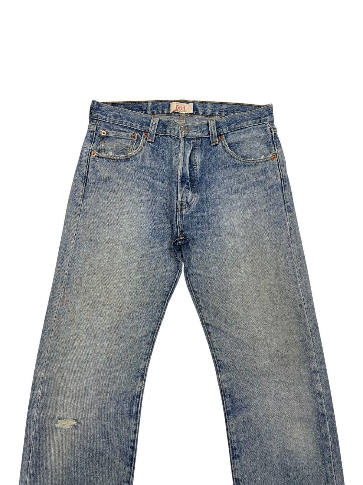 Levi's Levis 501 Straight Leg Button-fly Distressed Kurt Cobain Size US 30 / EU 46 - 5 Thumbnail