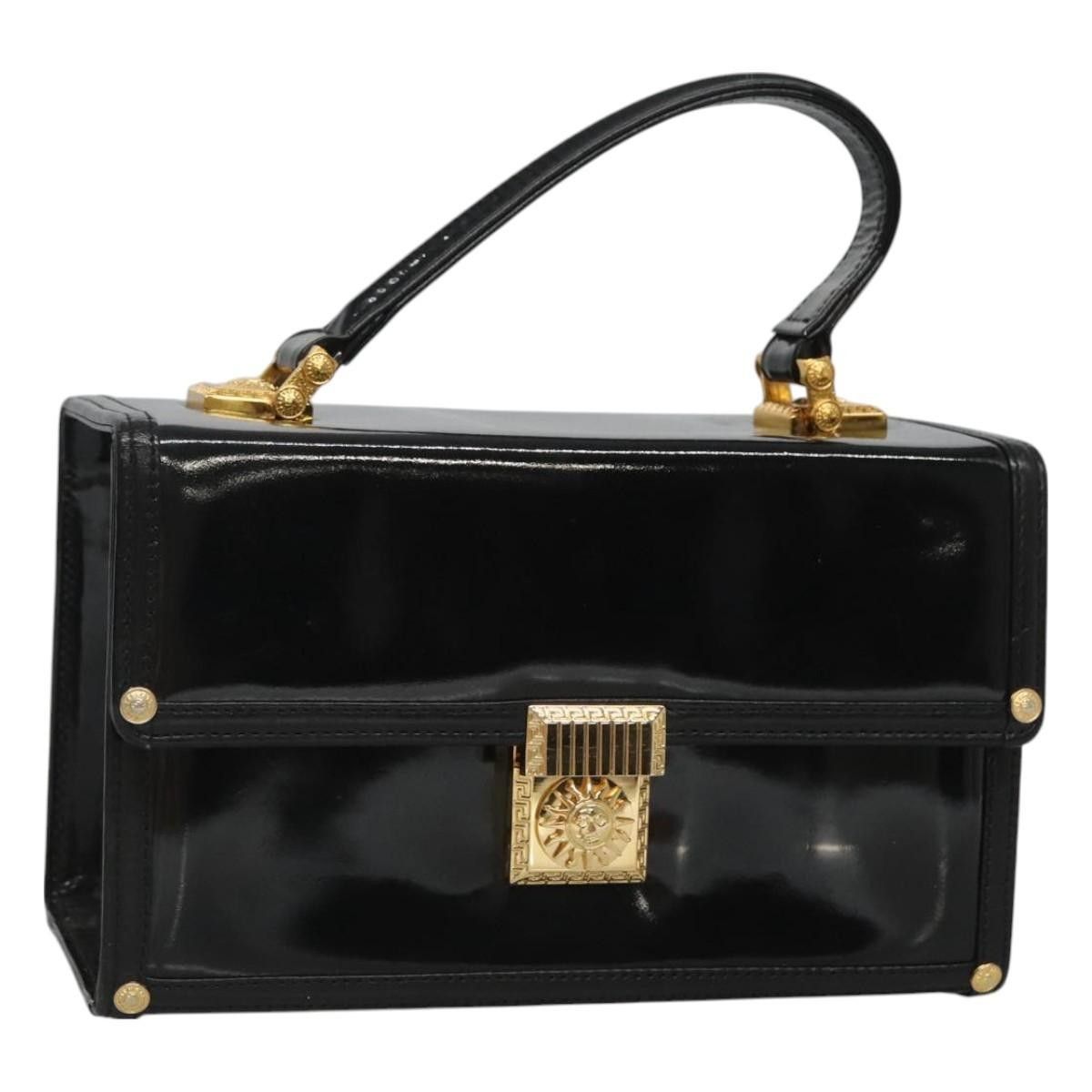 Versace Versace Vintage Box Handle Bag Patent Size ONE SIZE - 1 Thumbnail