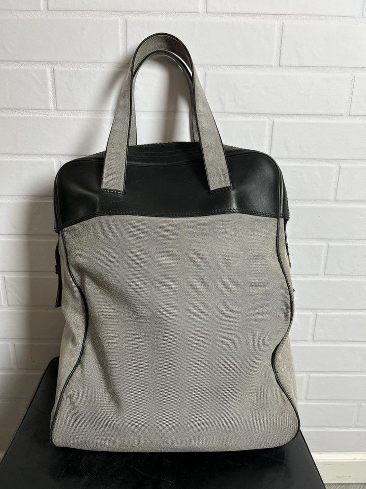 Dior CHRISTIAN DIOR Fabric/Leather Large Bag Gray/Black Size ONE SIZE - 12 Thumbnail