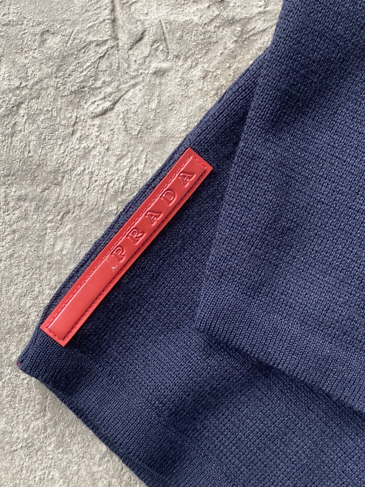 Prada Prada Navy Blue Wool Sweater Red Tab Size US M / EU 48-50 / 2 - 5 Thumbnail
