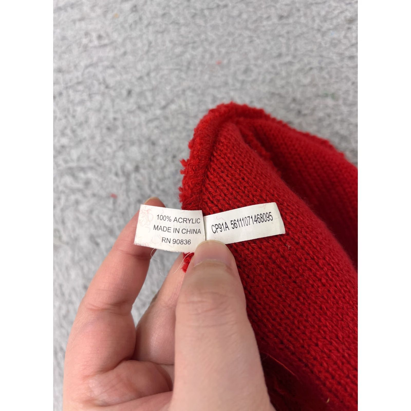 Port & Company Port & Company Beanie Adults One Size Red Knit Acrylic Hat/Cap - Logo Style, Adjustable, Casual Warm Knit Beanie, Men’s Size ONE SIZE - 7 Thumbnail