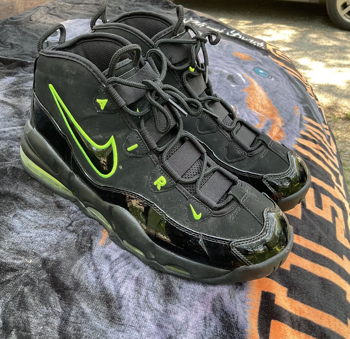 Nike Nike Uptempo 95 - Black Volt Size US 11 / EU 44 - 5 Thumbnail