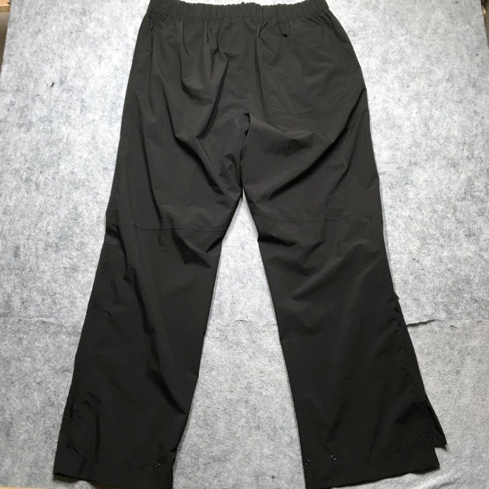 Vintage Zero Restriction Pants Mens XL Black Waterproof Golf Rain Wind Shell Rainwear Size US 36 / EU 52 - 6 Thumbnail