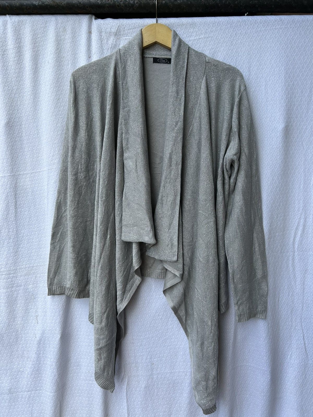 Beauty Beast × Japanese Brand Bm assymetrical cardigan knitted style Size US M / EU 48-50 / 2 - 1 Thumbnail