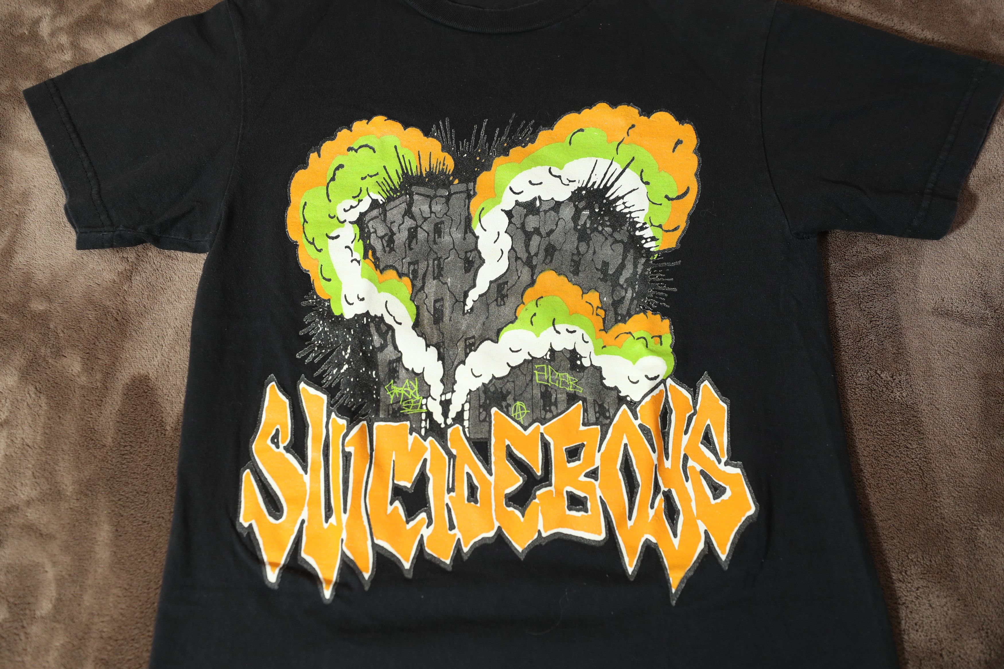 Rap Tees Suicideboys G59 Greyfivenine Building Explosion Tee (S) Size US S / EU 44-46 / 1 - 3 Thumbnail