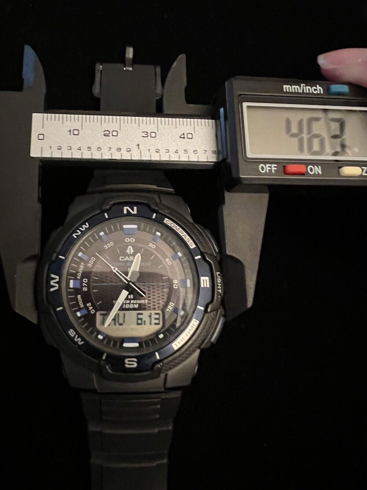 Casio Casio SGW-500H Black w Blue 5269 Watch new battery Size ONE SIZE - 2 Thumbnail