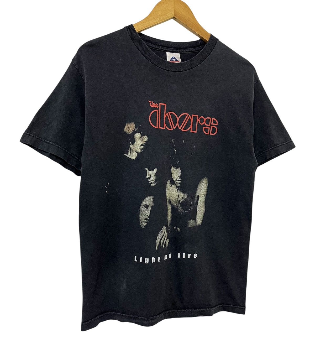 Band Tees VINTAGE 00s THE DOORS LIGHT MY FIRE ROCK BAND TSHIRT Size US M / EU 48-50 / 2 - 2 Thumbnail