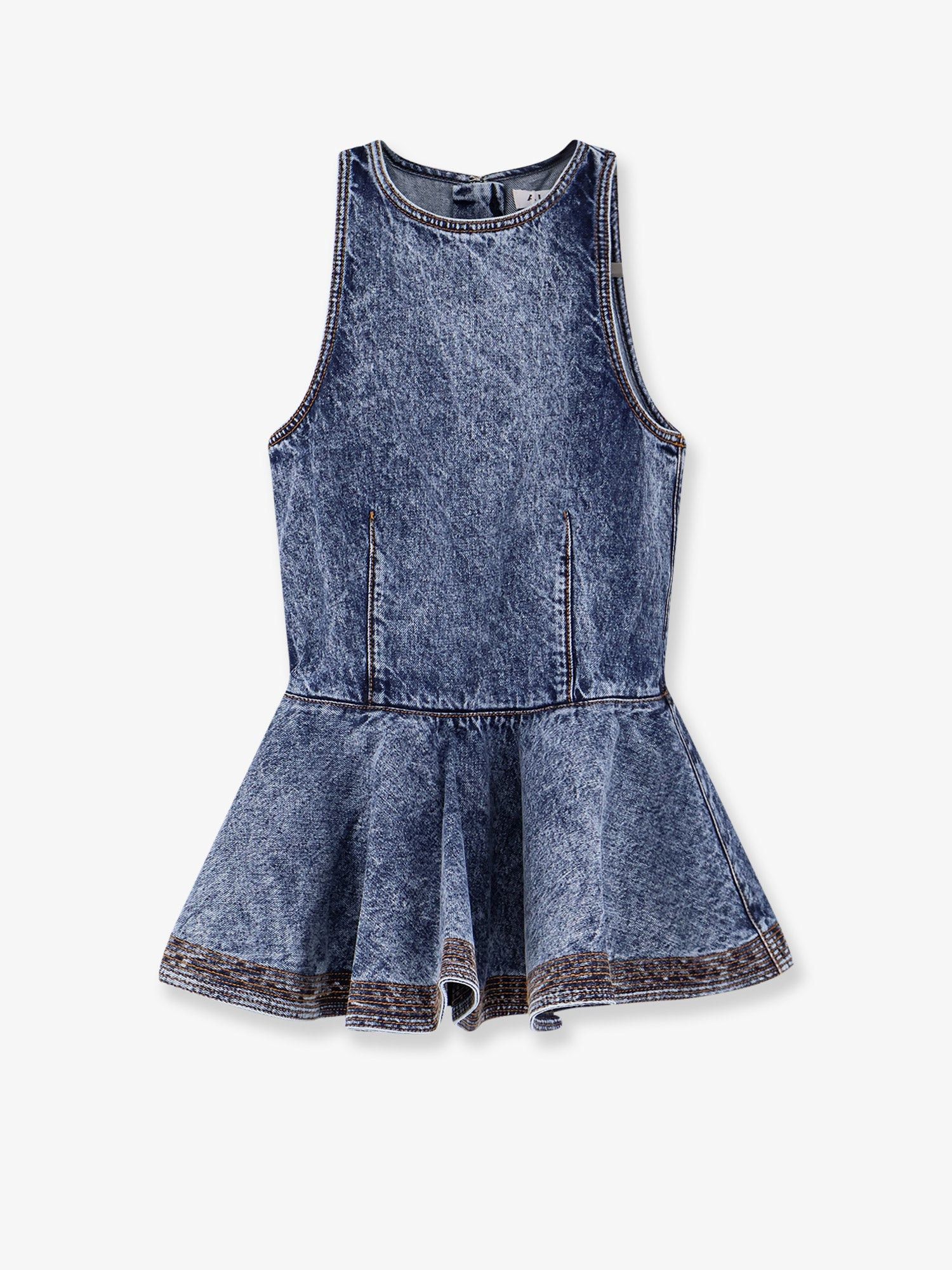 Alaia Peplum Denim Top Size M / US 6-8 / IT 42-44 - 1 Thumbnail