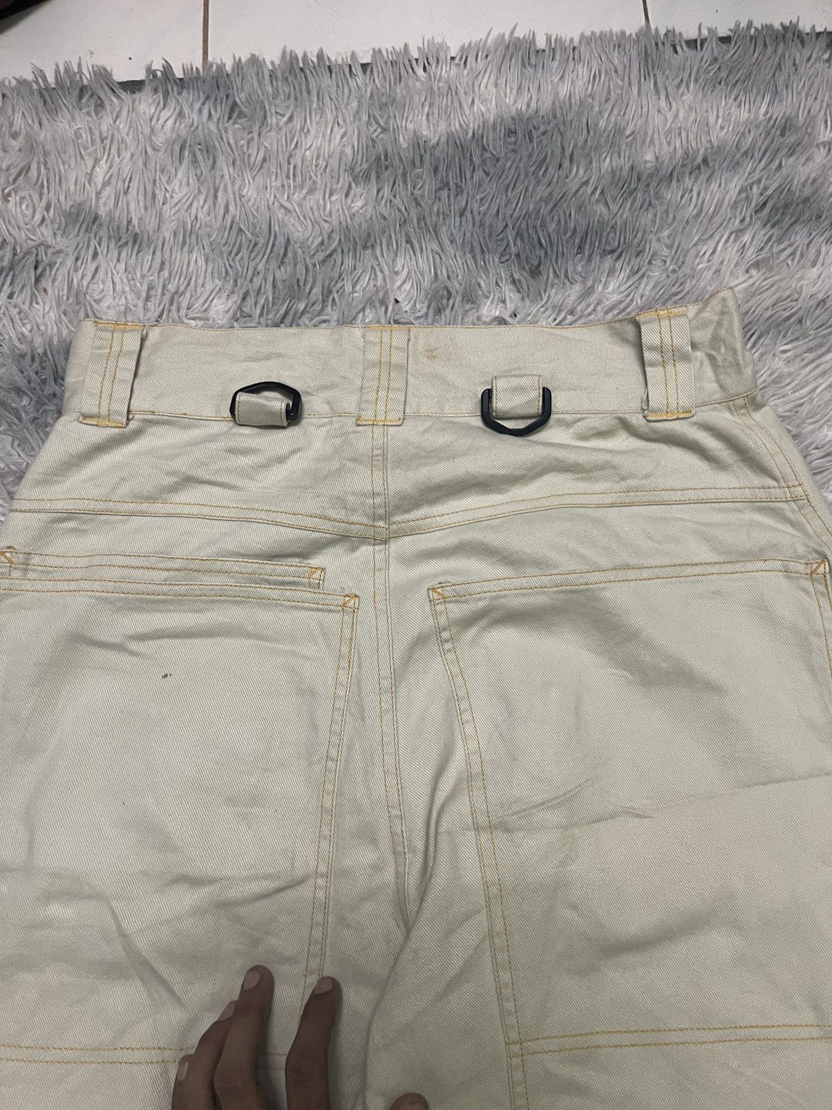 Japanese Brand 2000s JNCO INSPIRED BIG POCKET RARE SOFT JEANS Size US 31 - 20 Thumbnail