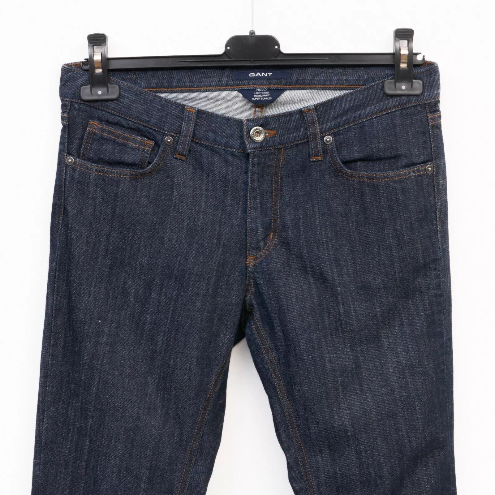Gant NELLY Women W29 L32 Jeans Low Waist Regular Fit Super Slim Size 29" - 8 Thumbnail