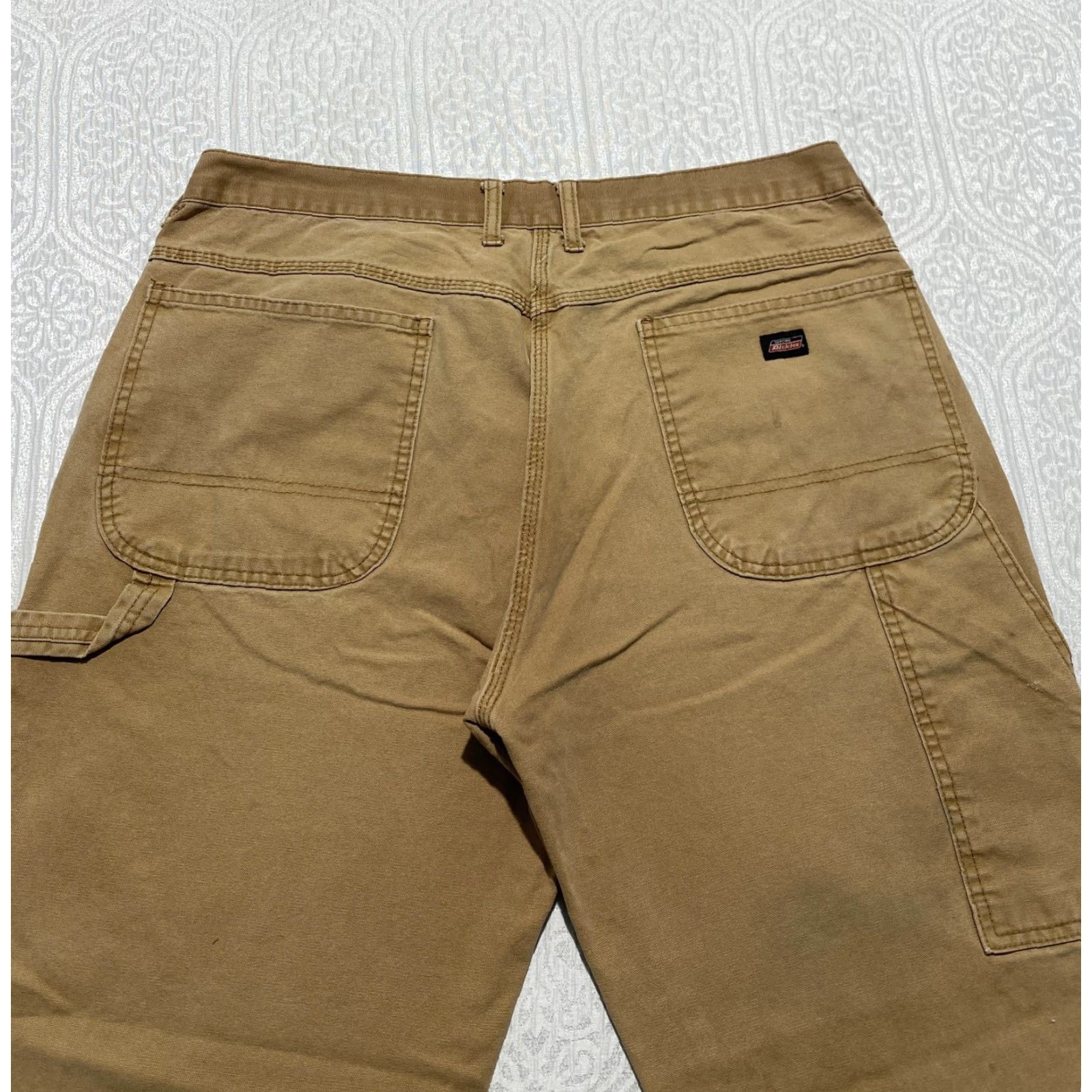 Dickies Dickies Pants Men 36x28 Brown Carpenter Duck Canvas Utility Work Hammer Loop Pants Men Regular Straight Jeans Shirt? Size US 36 / EU 52 - 6 Thumbnail