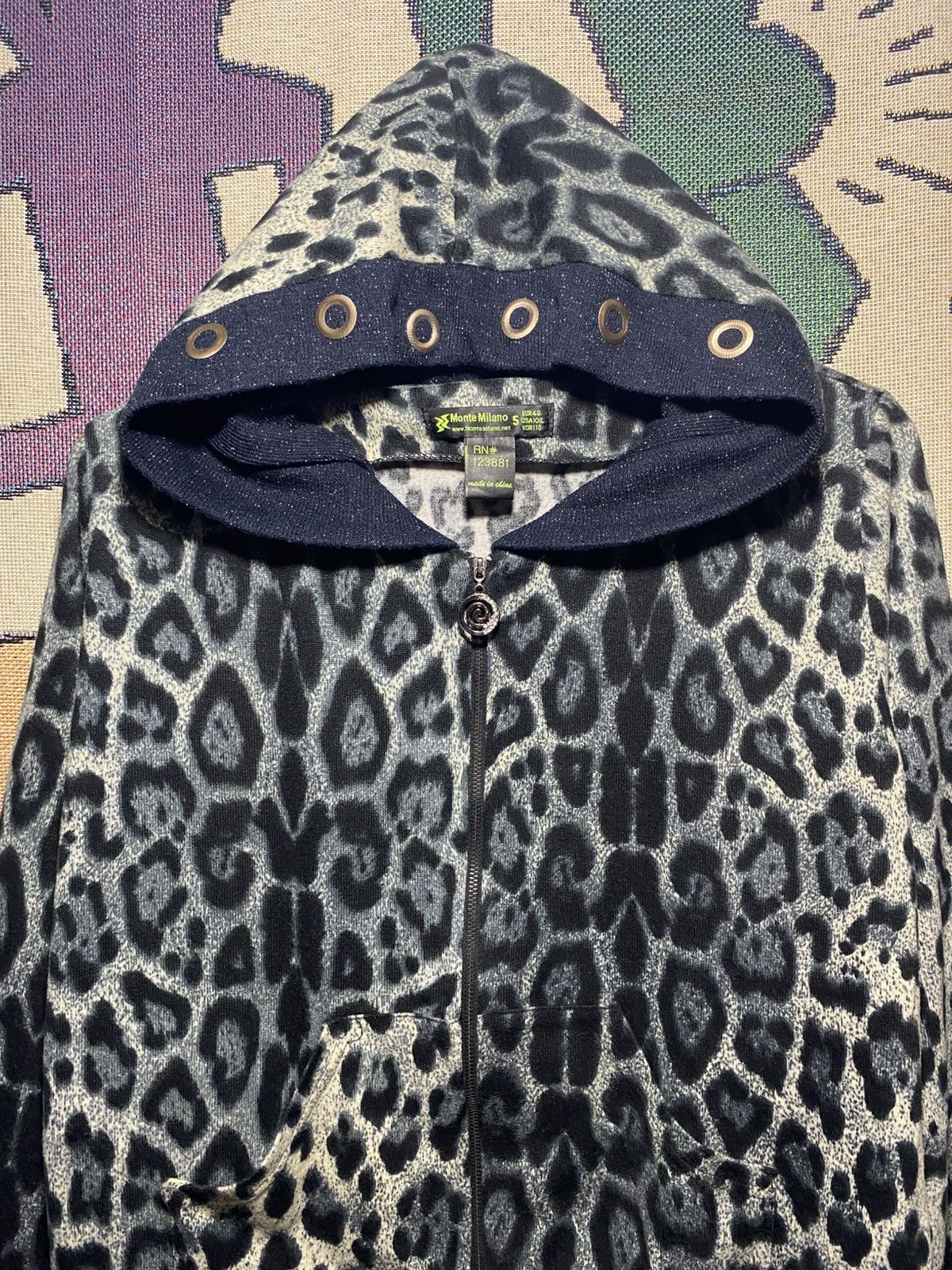 Le Grande Bleu (L.G.B.) 2000's Y2k Vintage Monte Milano Leopard Design Size US M / EU 48-50 / 2 - 3 Thumbnail