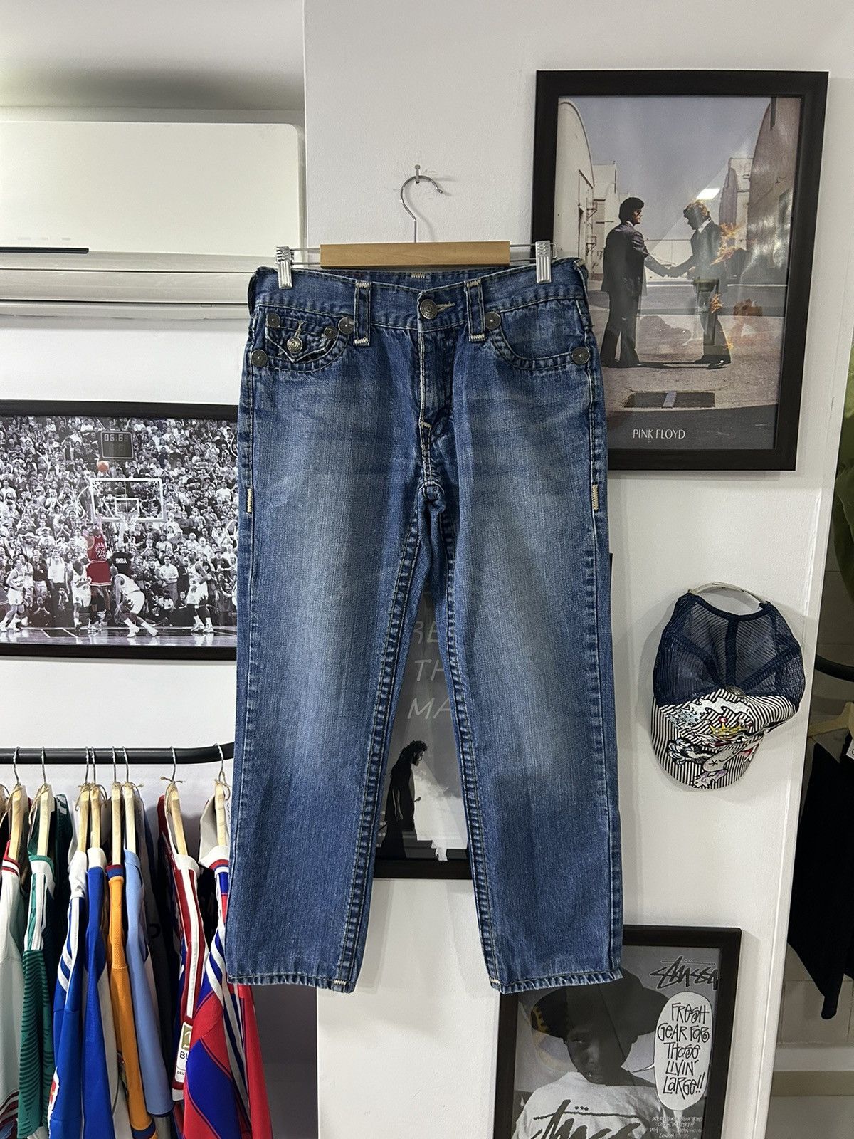 image of True Religion Baby Blue Pants, Men's (Size 30)