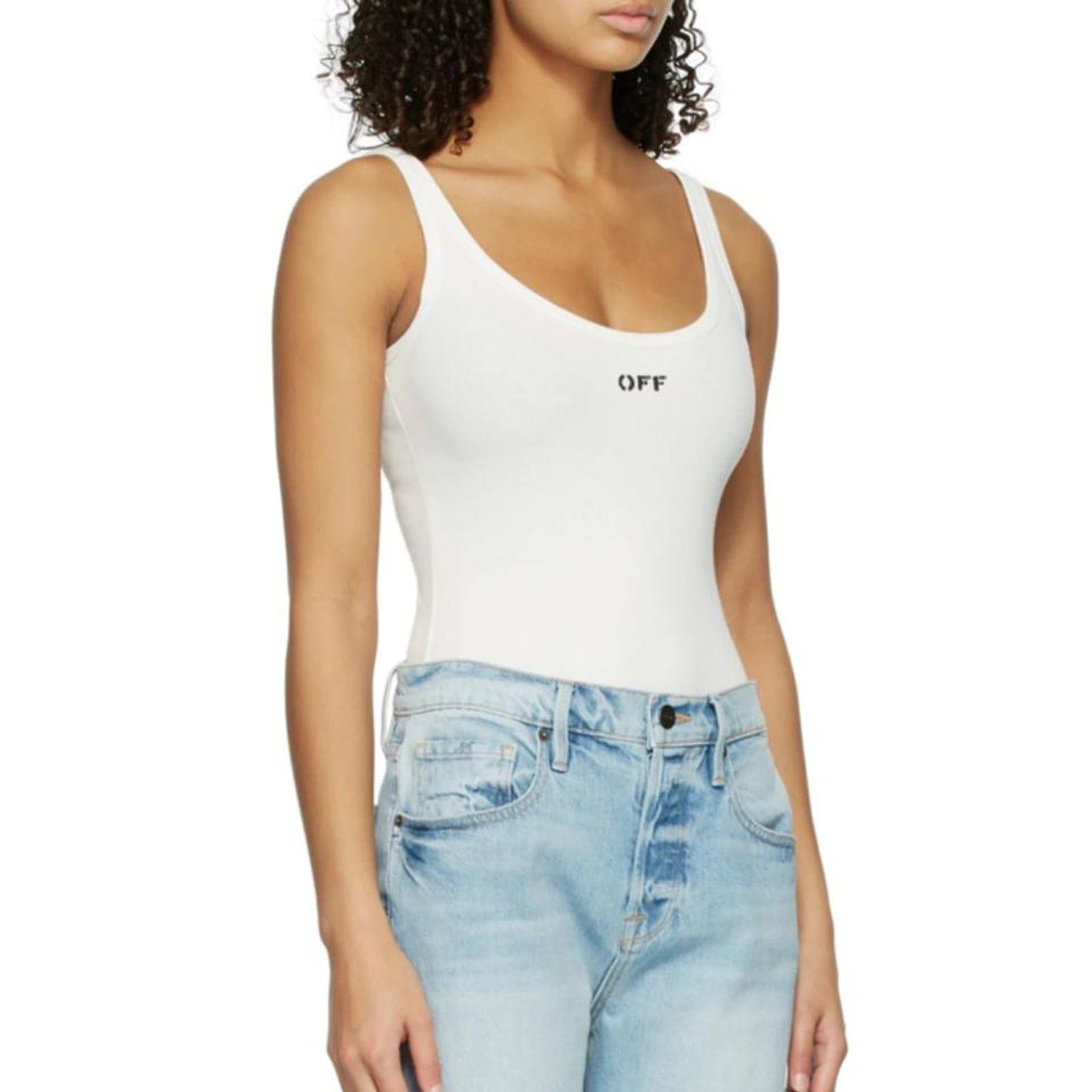 Off-White logo printed bodysuit Size XS / US 0-2 / IT 36-38 - 4 Thumbnail
