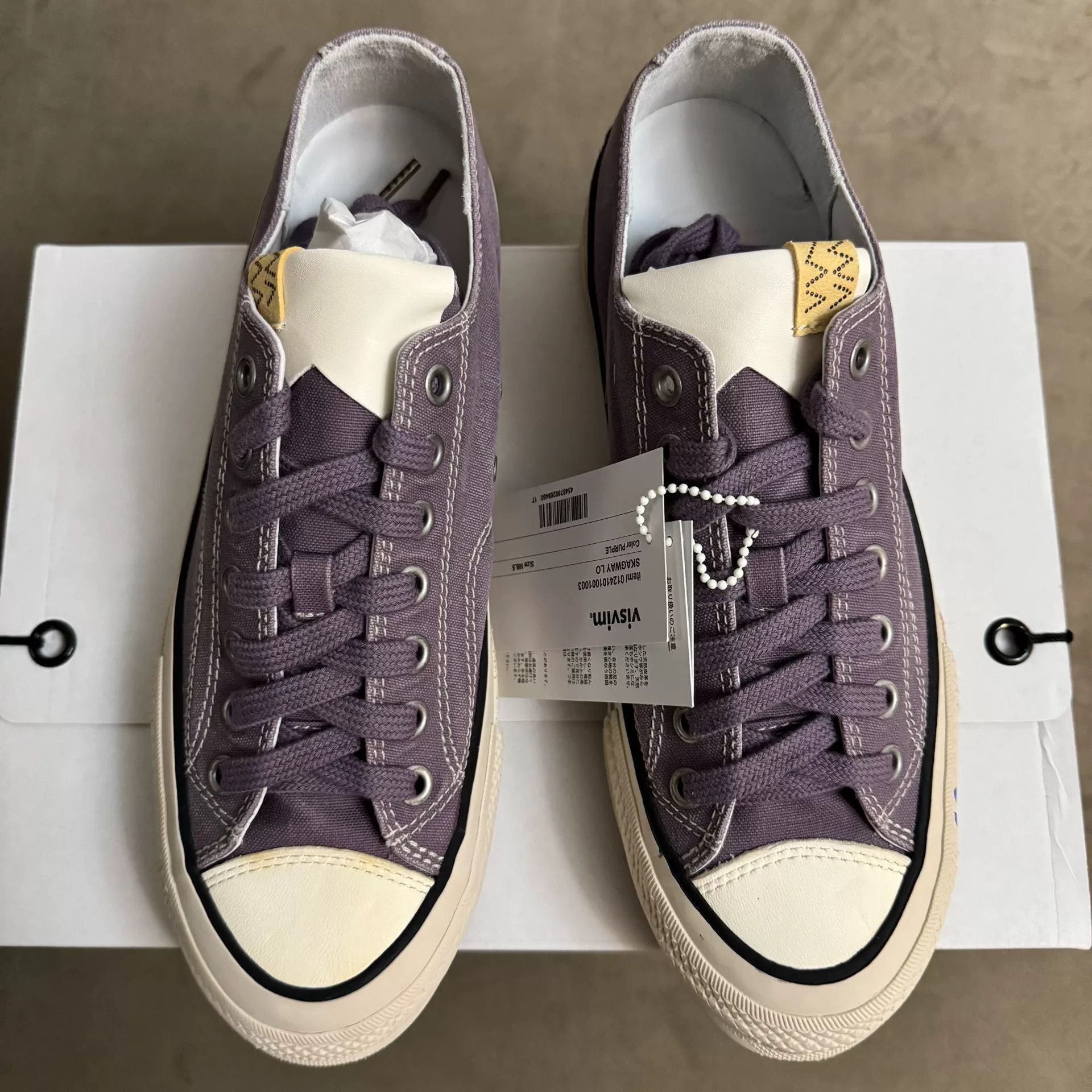 Visvim VISVIM 24SS SKAGWAY Low-Top Purple Canvas Size US 8.5 / EU 41-42 - 1 Thumbnail