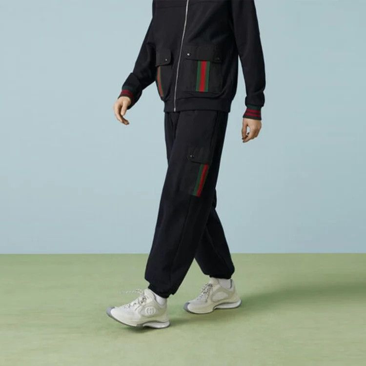Gucci o1la5ras0426 Cotton Jersey Joggers & Sweatpants in Black Size US 40 / EU 56 - 4 Thumbnail
