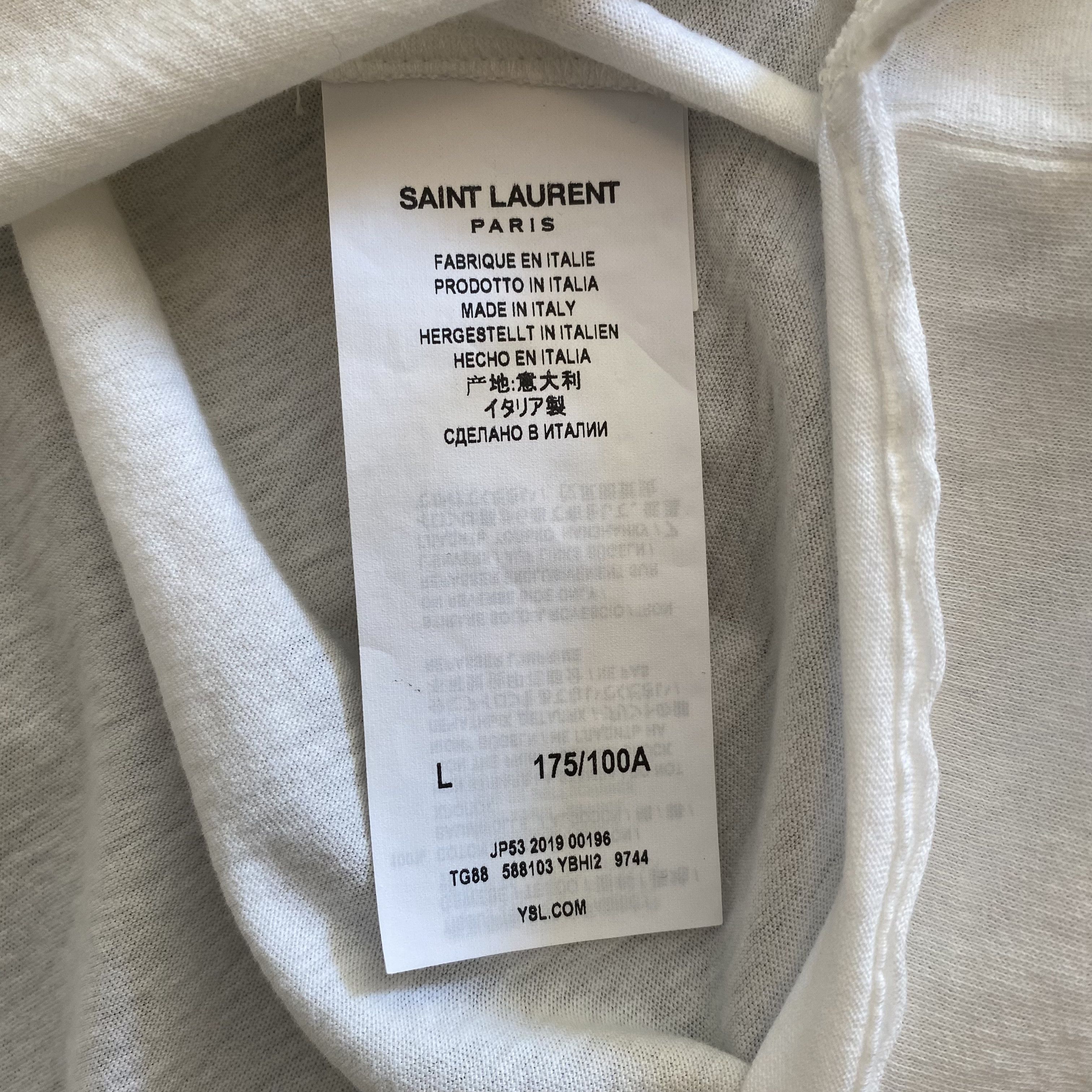 Saint Laurent Paris Saint Laurent Paris The Smiths T-Shirt Size US L / EU 52-54 / 3 - 8 Thumbnail