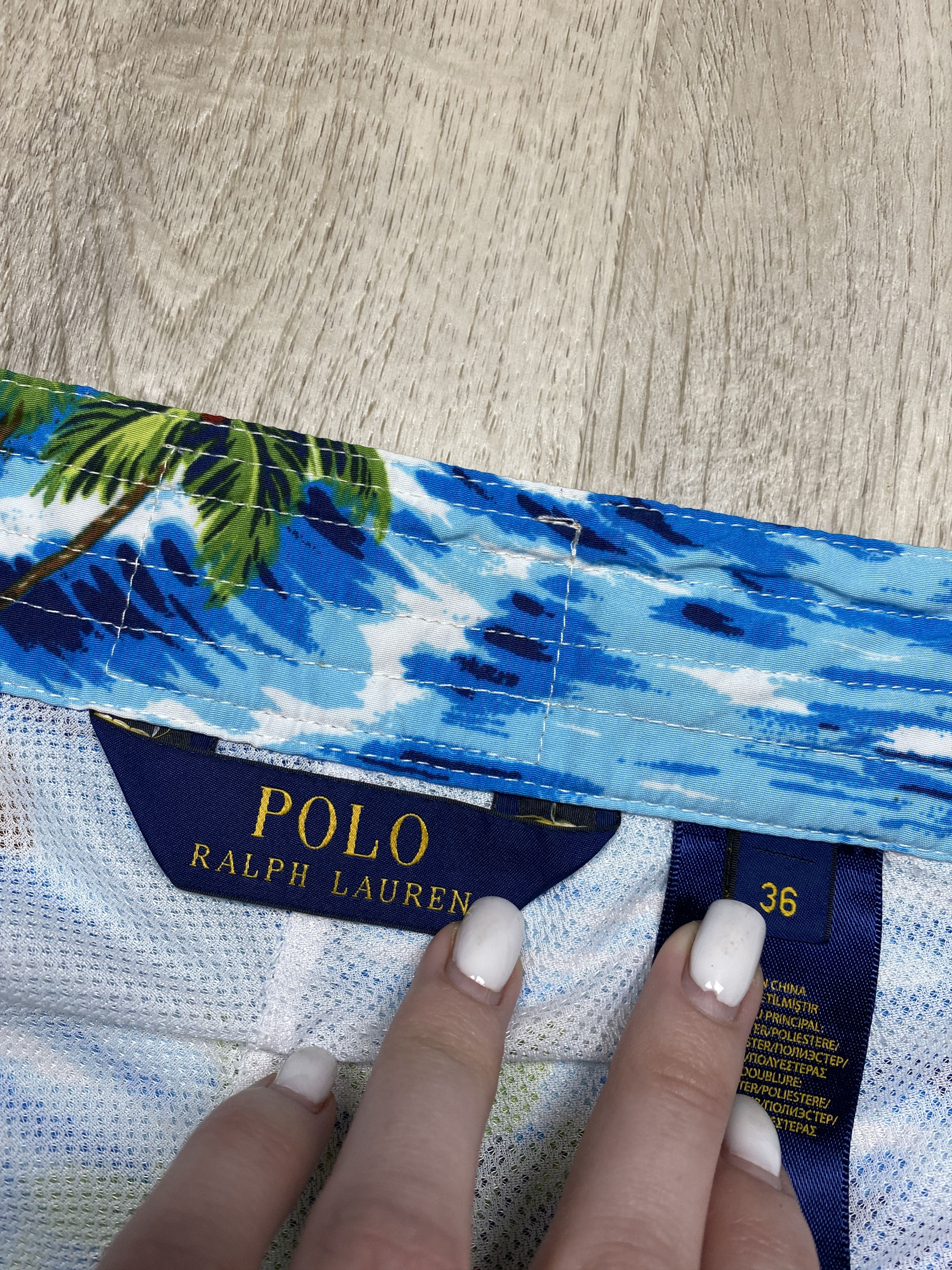 Polo Ralph Lauren × Ralph Lauren Polo Ralph Lauren Vintage Mens Swimming Shorts Size US 36 / EU 52 - 4 Thumbnail