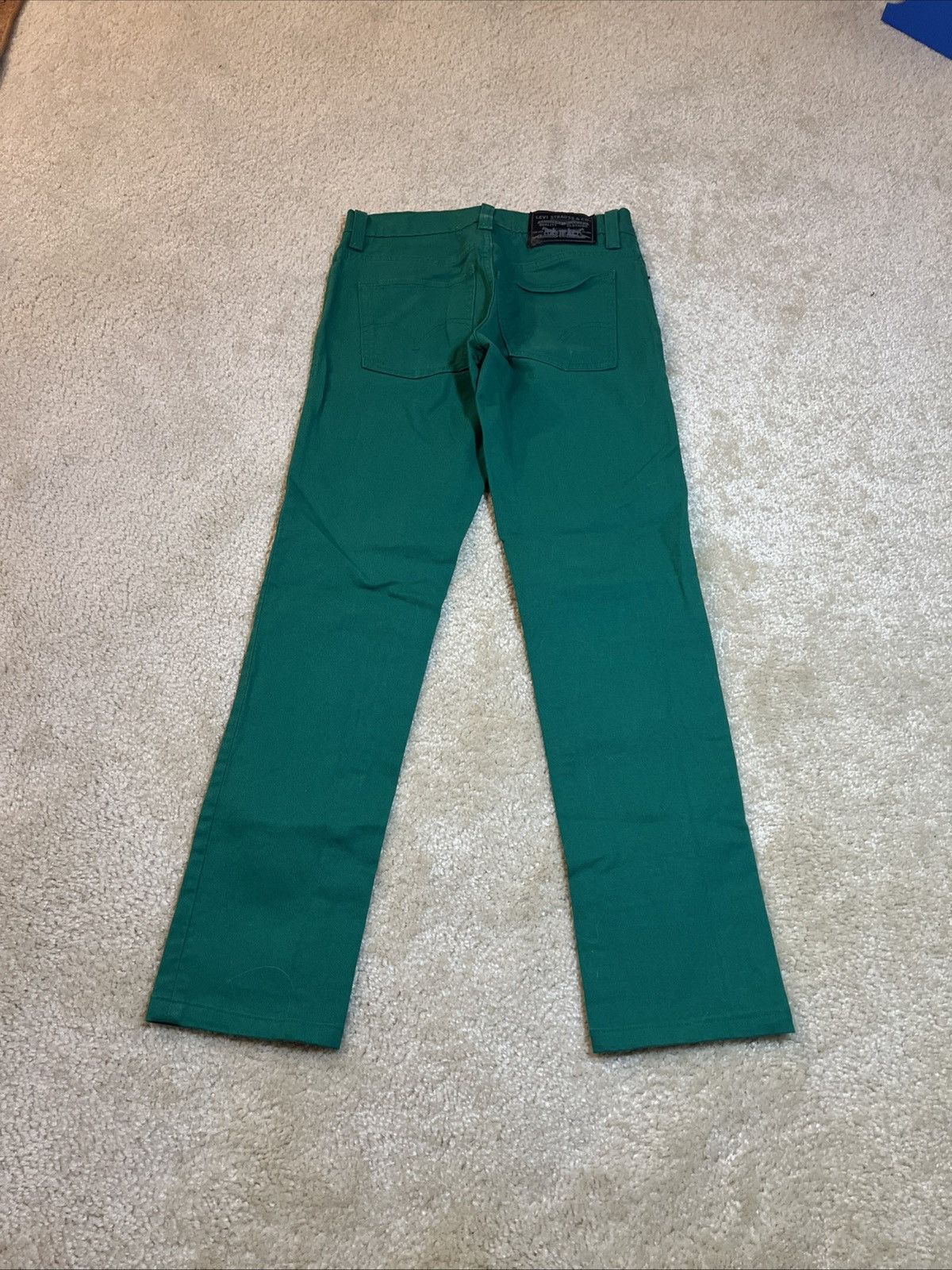 Levi's 510 Levi’s Strauss Skinny Jeans Green Denim Jeans 28x30 Size US 28 / EU 44 - 4 Thumbnail