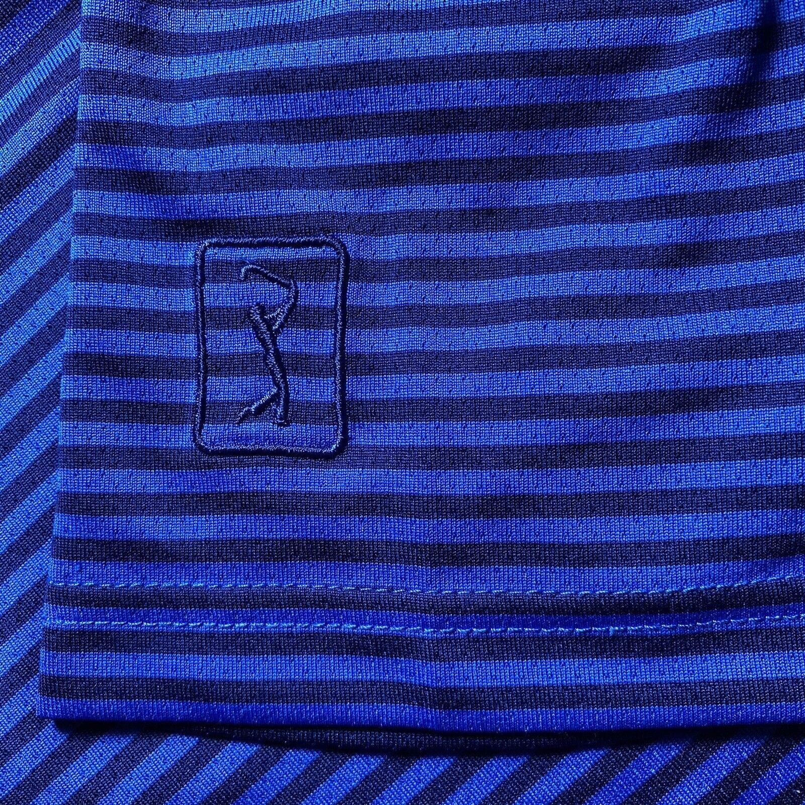 PGA Tour PGA Tour Pro Series Golf Polo Shirt Blue Striped Athletic XL Size US XL / EU 56 / 4 - 11 Thumbnail