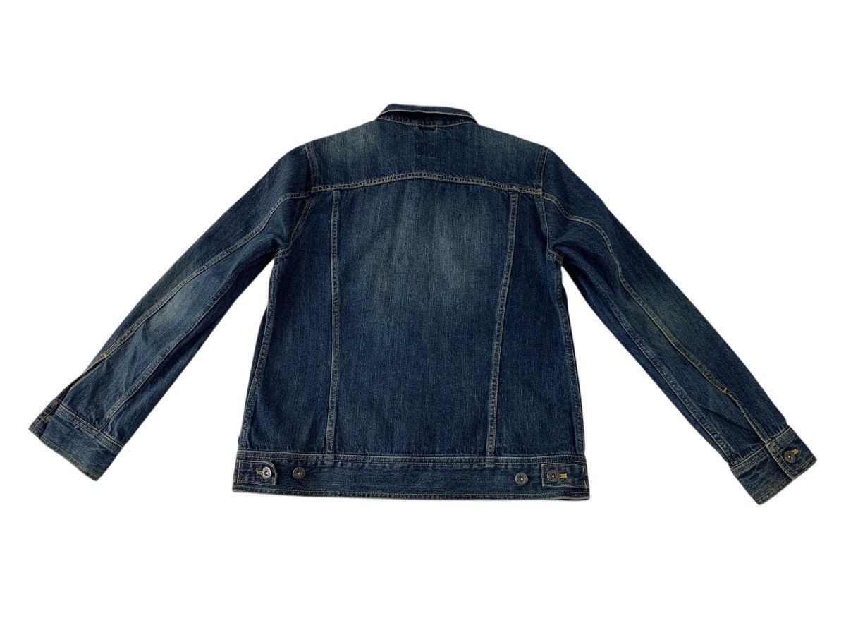 Japanese Brand Indigo Avail Denim Jacket Double Pocket Western Style Size M / US 6-8 / IT 42-44 - 2 Thumbnail