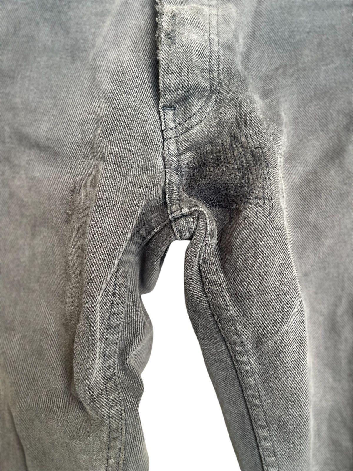 Helmut Lang Helmut Lang 90s Archives Button Fly Distressed Faded Denim Size US 29 - 7 Thumbnail