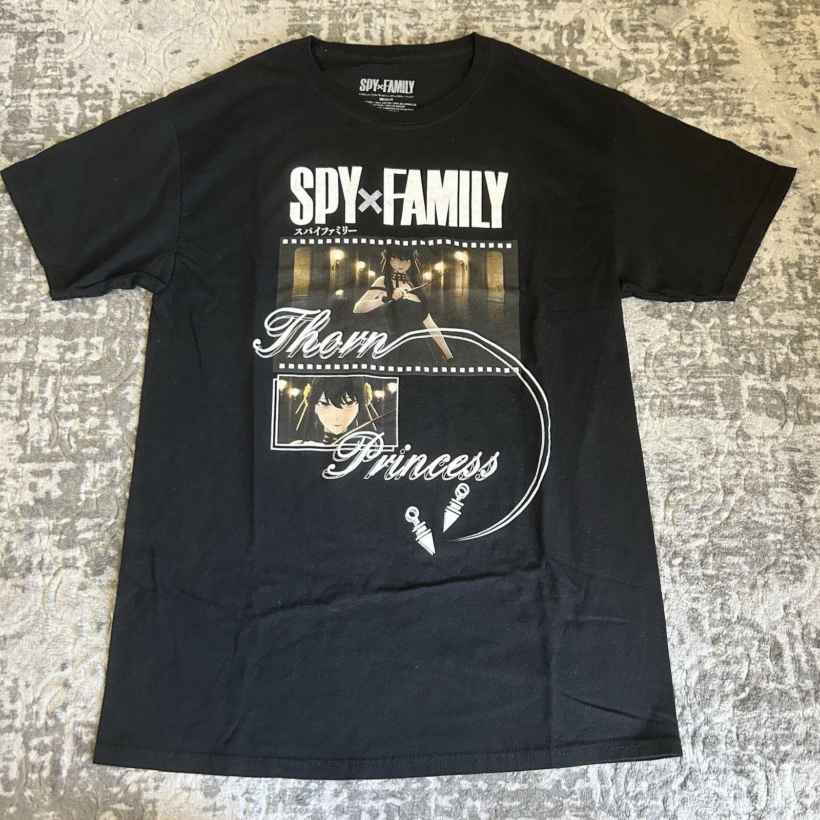 Other SPYxFAMILY Thorn Princess Size Medium Black Graphic Tshirt Size US M / EU 48-50 / 2 - 1 Thumbnail